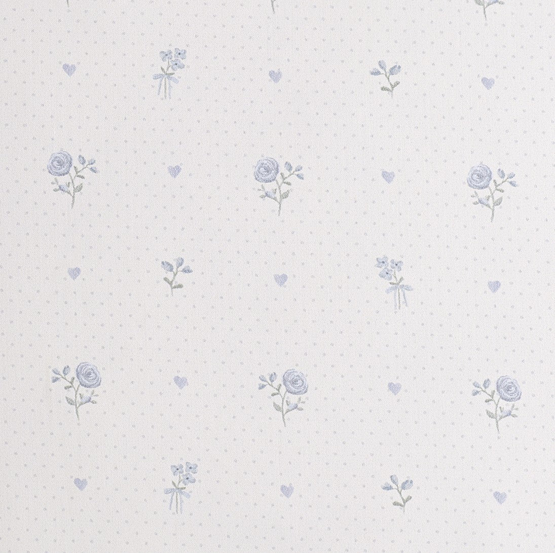 Ditsy Floral Baby Duvet - Blue