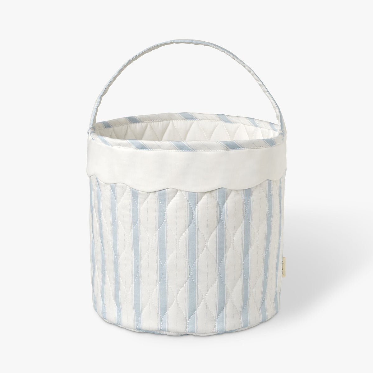 Quilted Storage Basket - Seaside Stripe