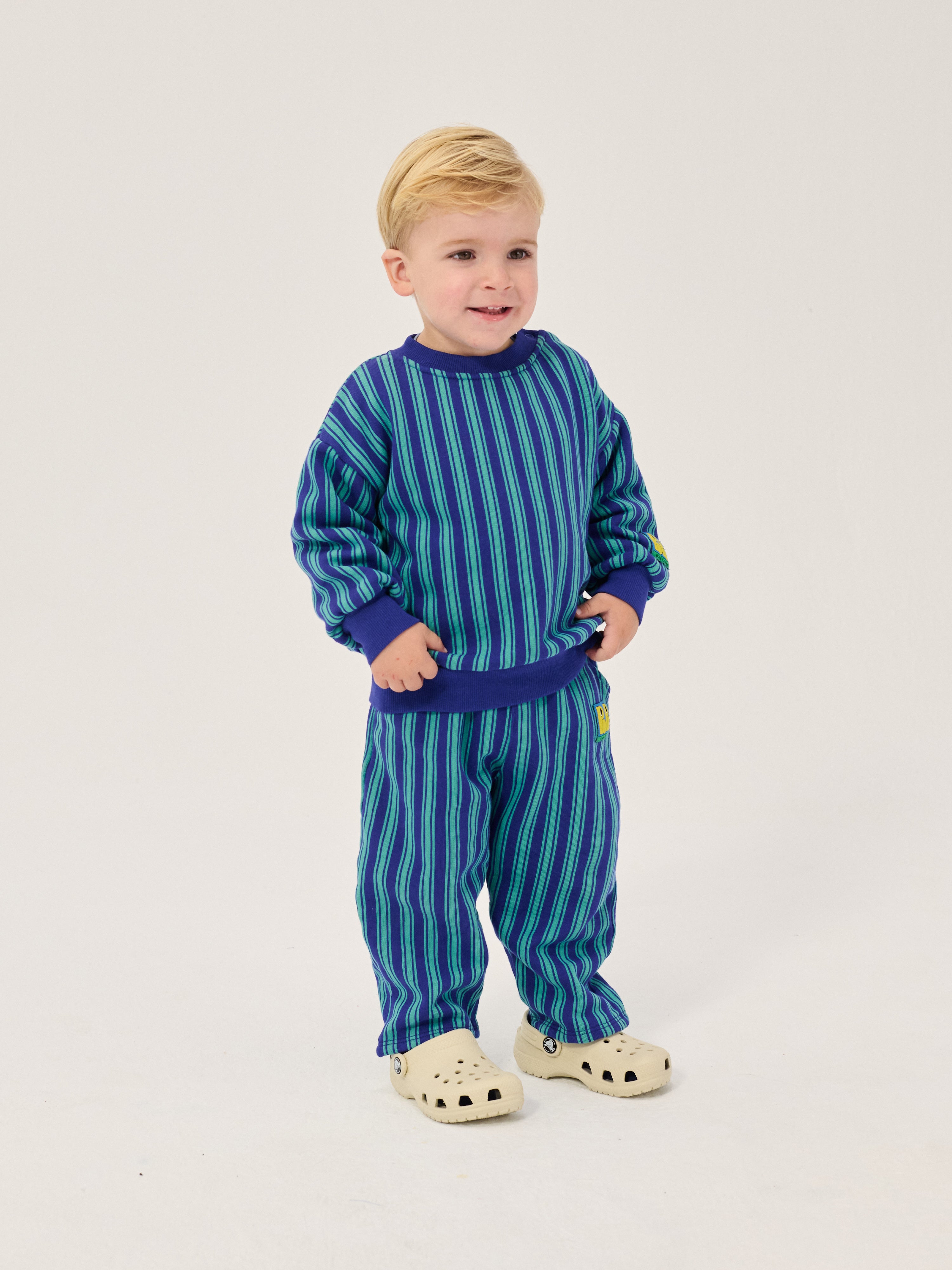 BC Stripes Sweatshirt and Jogging Pants
