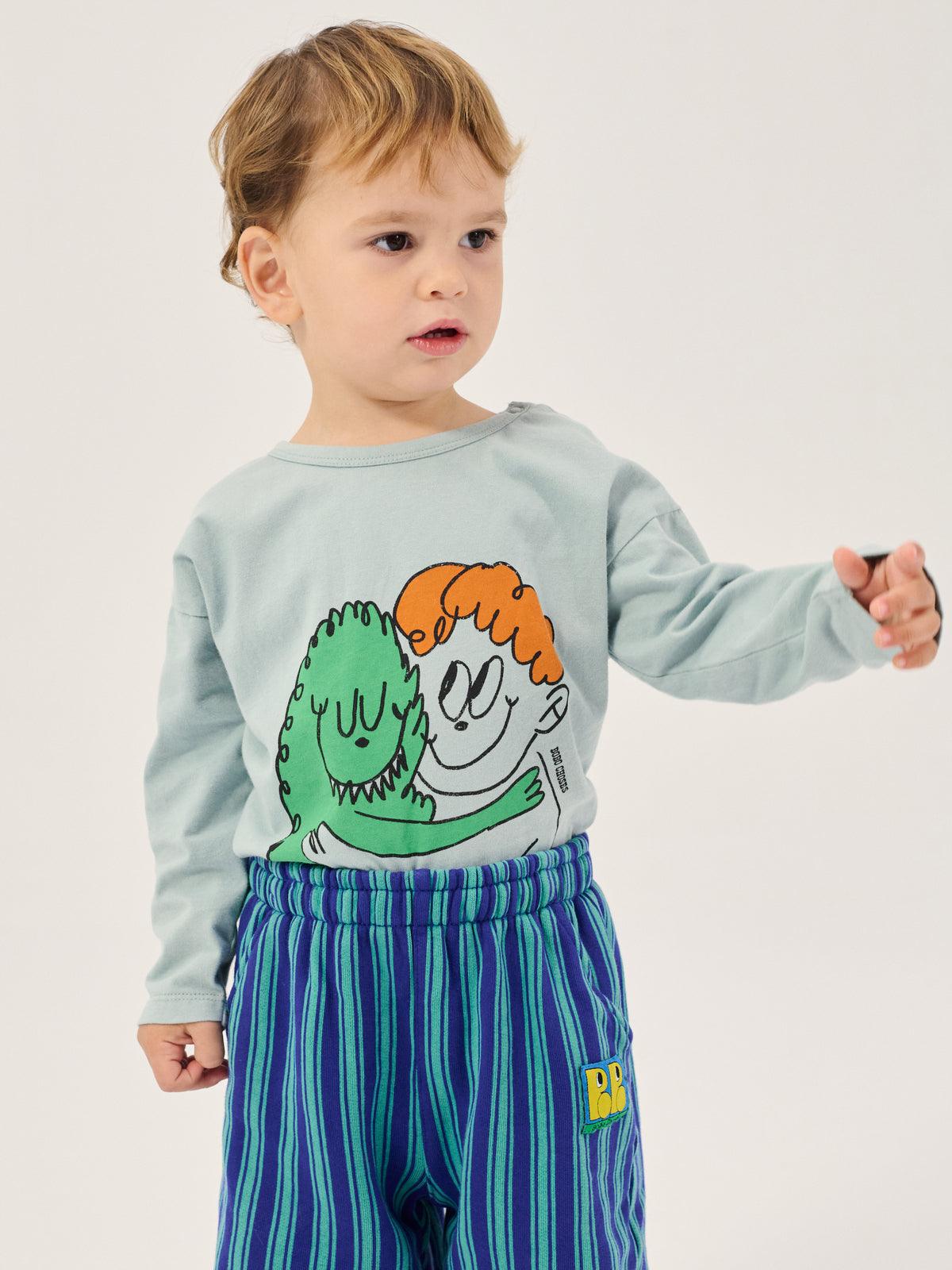 BC Stripes Sweatshirt and Jogging Pants