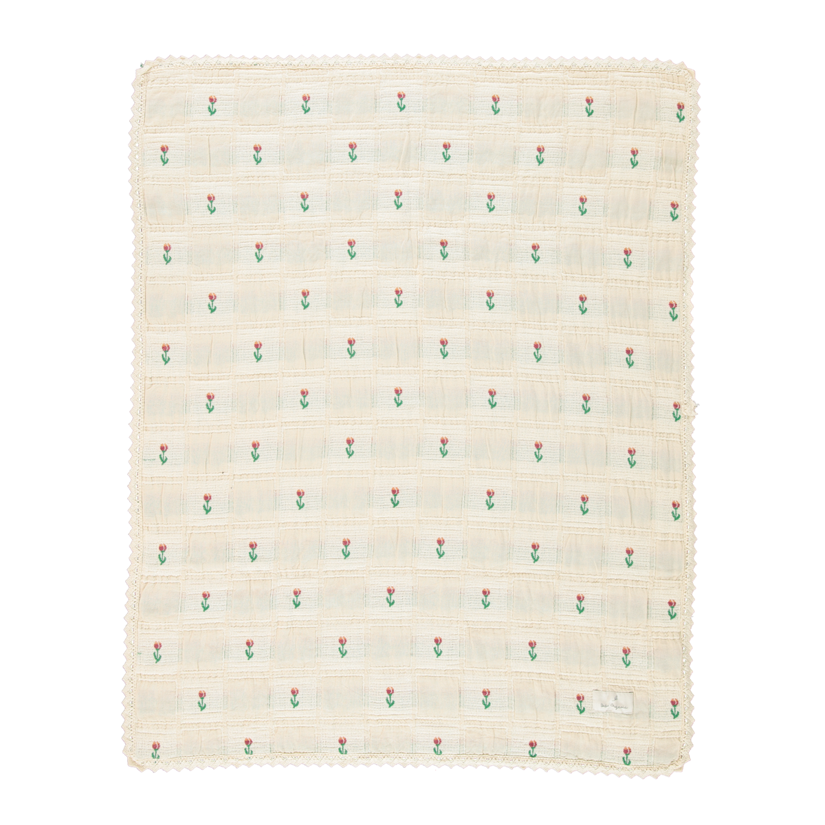 Bella Blanket in Sand Tulip Patchwork