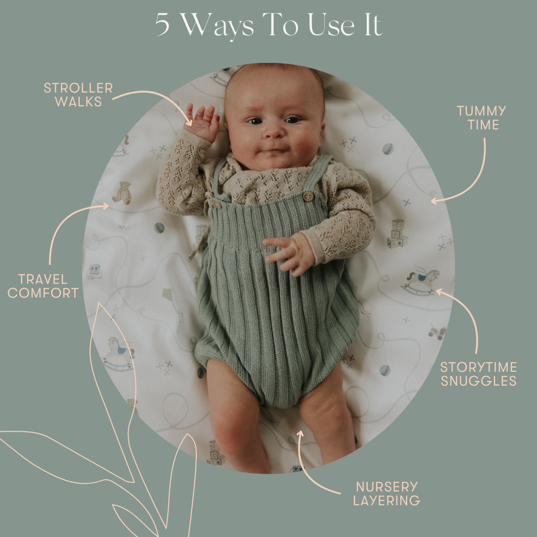 Classic Piped Baby Duvet - Blue