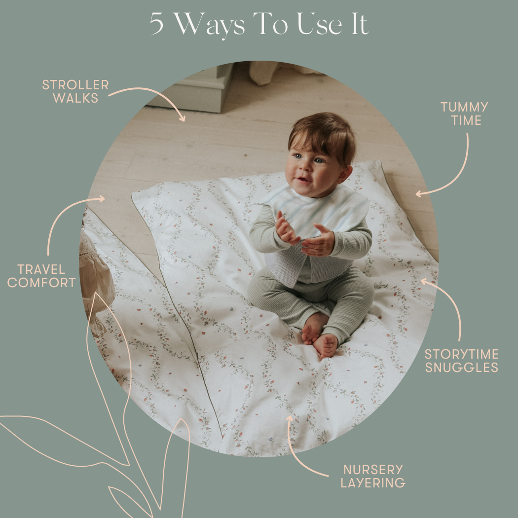 Ditsy Floral Baby Duvet - Pink