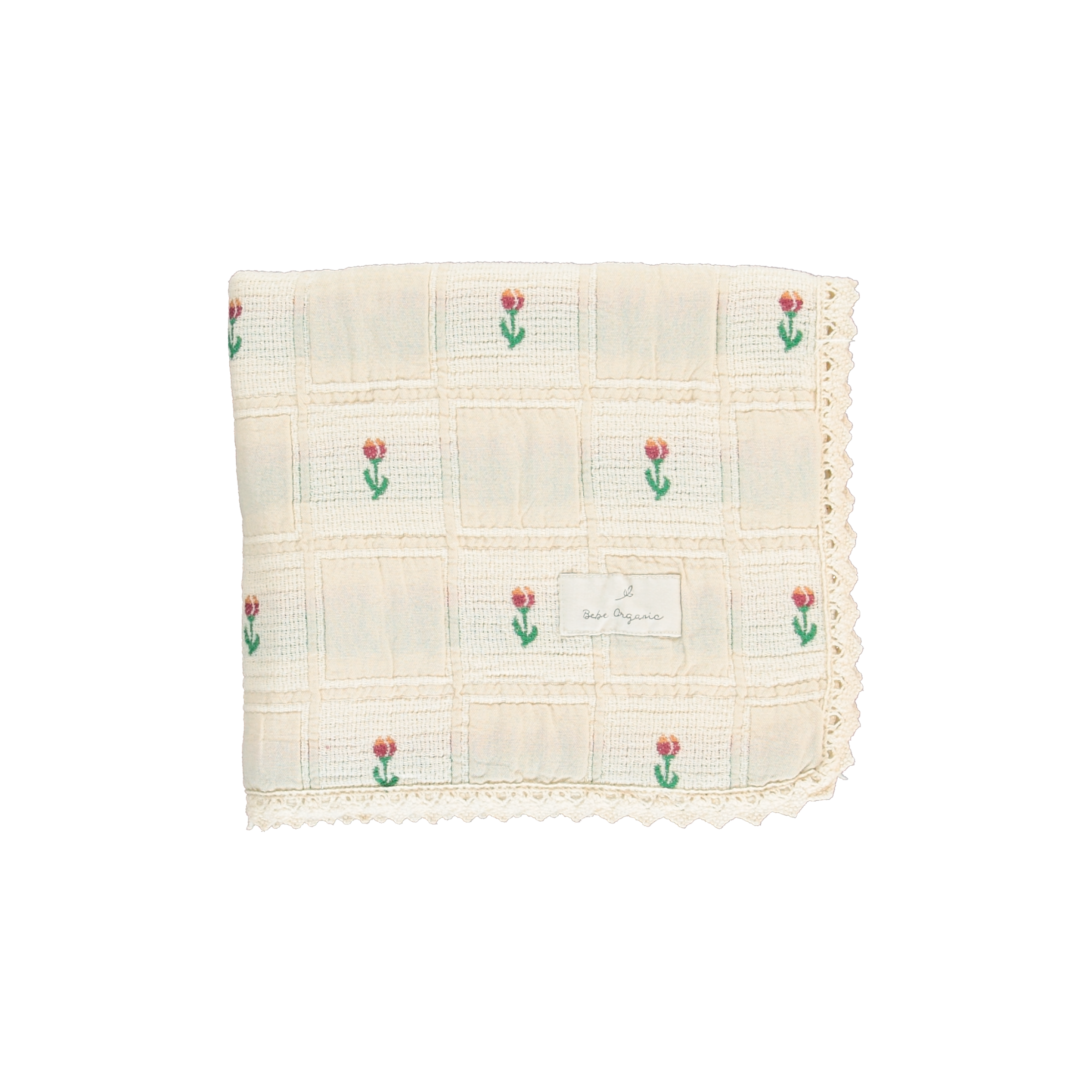 Bella Blanket in Sand Tulip Patchwork