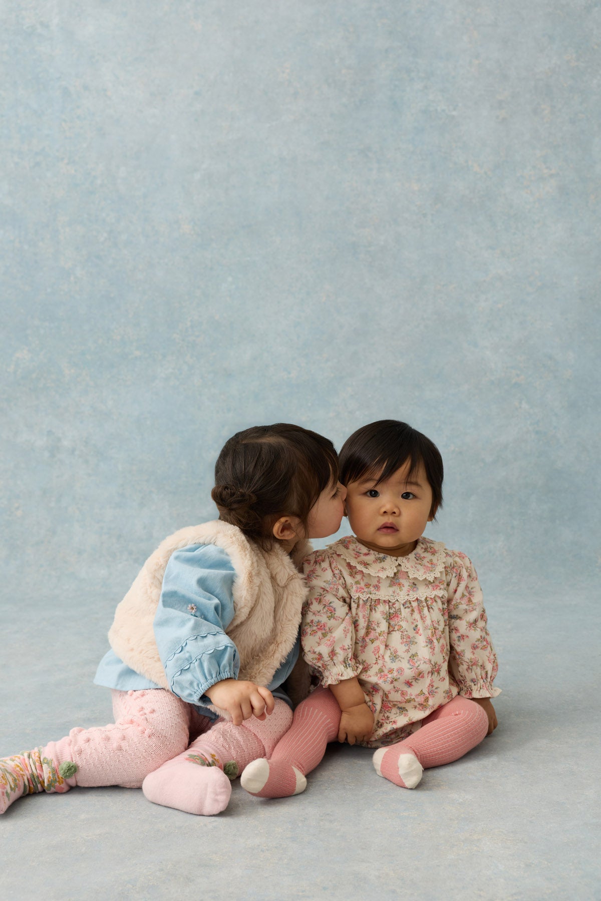 Chouchou Baby Romper in Cream Carnation Vale