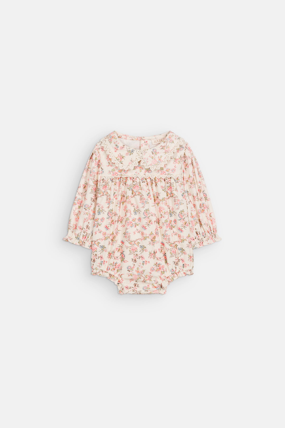 Chouchou Baby Romper in Cream Carnation Vale