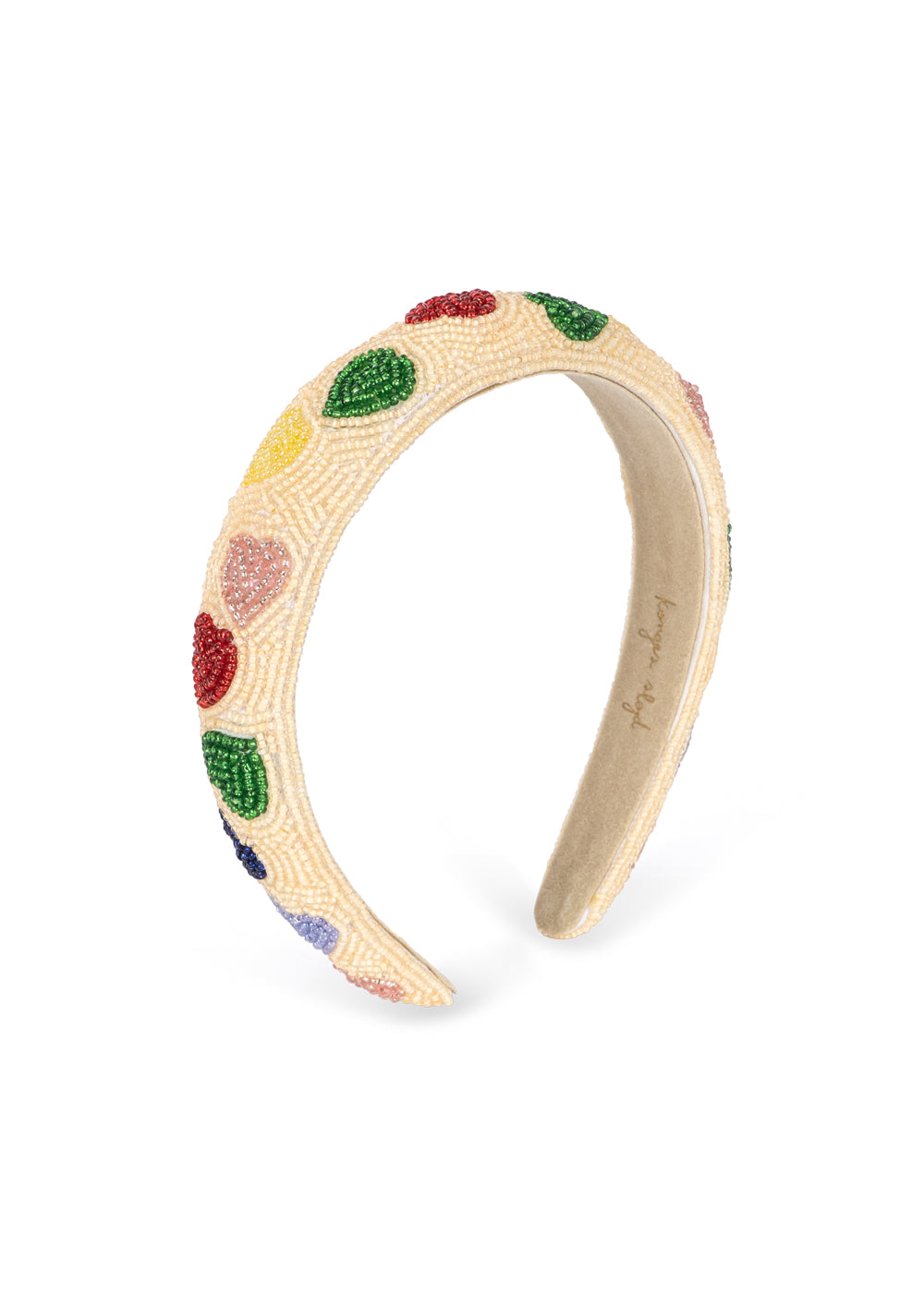 Coeur Beaded Headband in Coeur Coloré