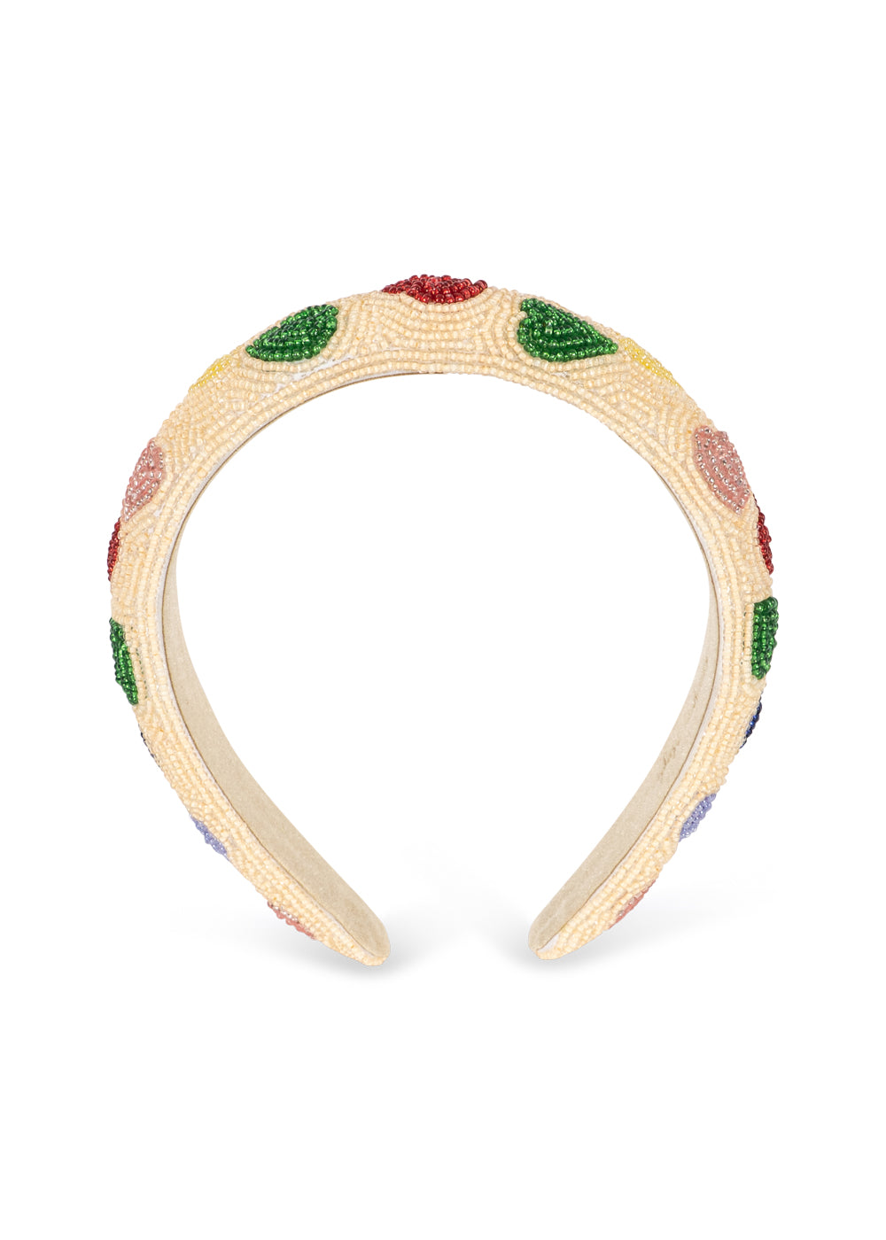 Coeur Beaded Headband in Coeur Coloré