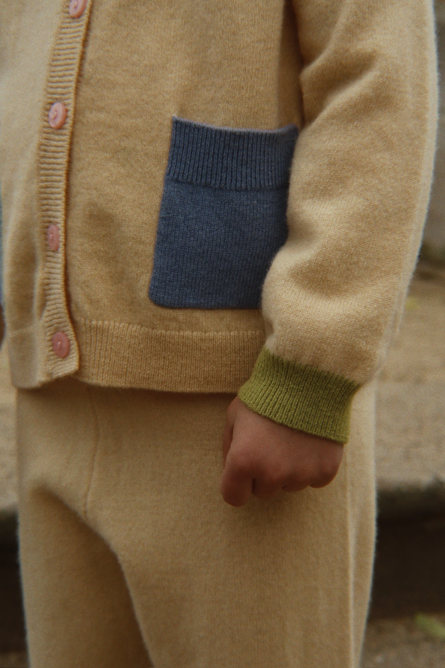 Colletti Cardigan in Yellow