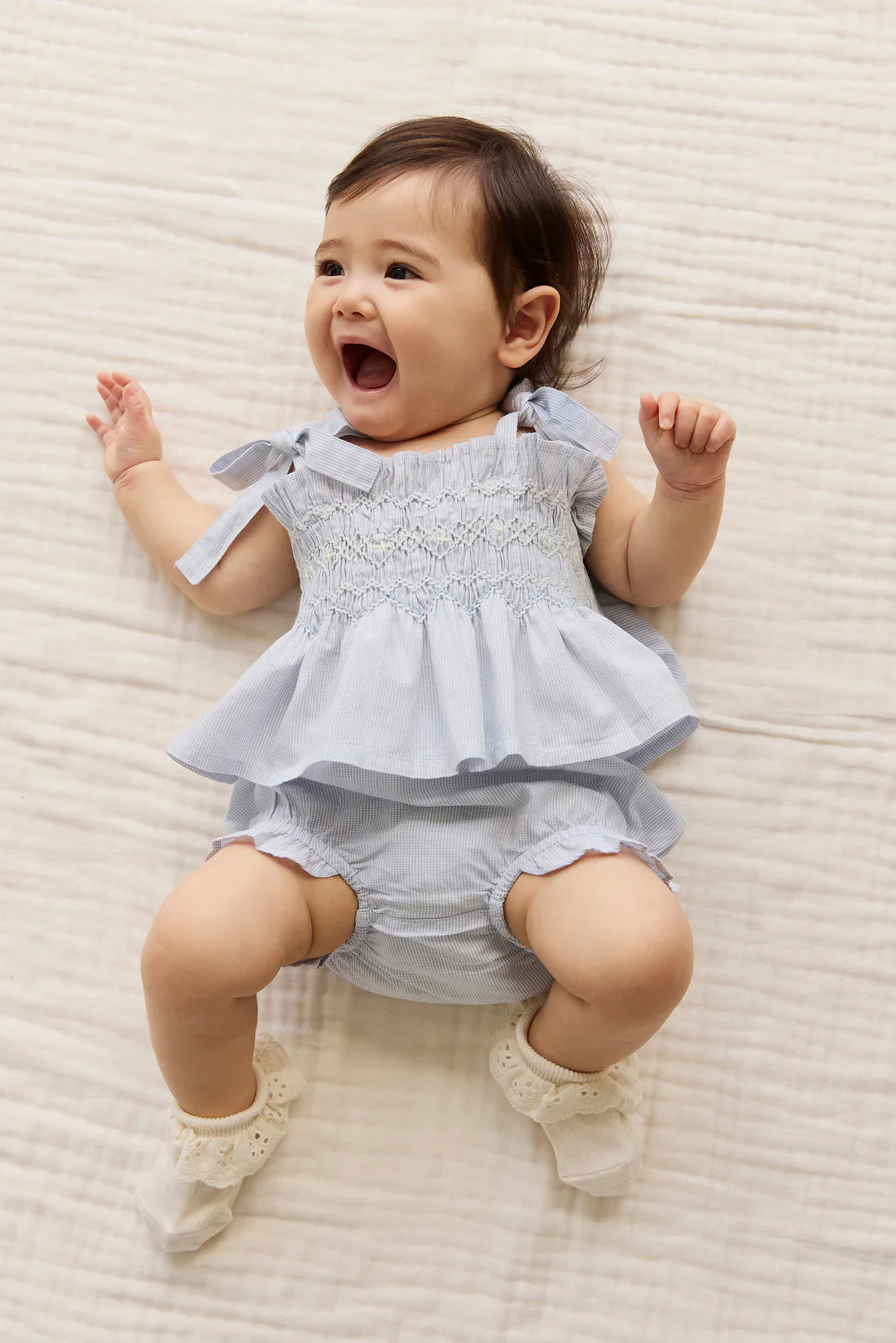 Frill Bloomers in Petite Check
