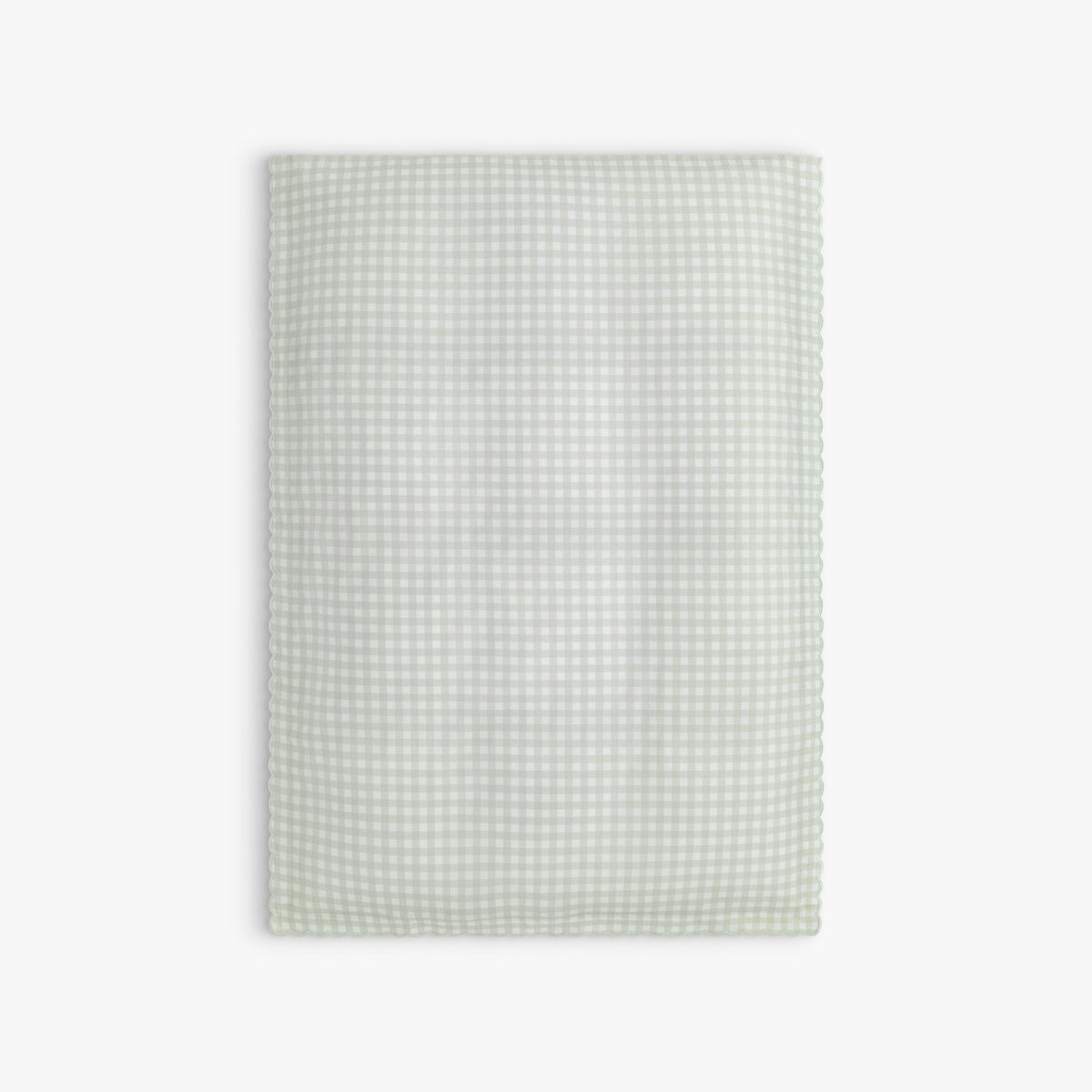 Picnic Gingham Baby Duvet - Green