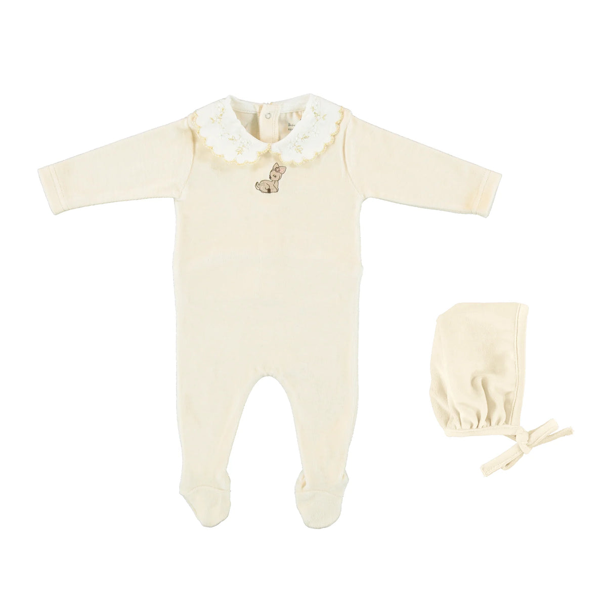 Ines Collar Overall Set