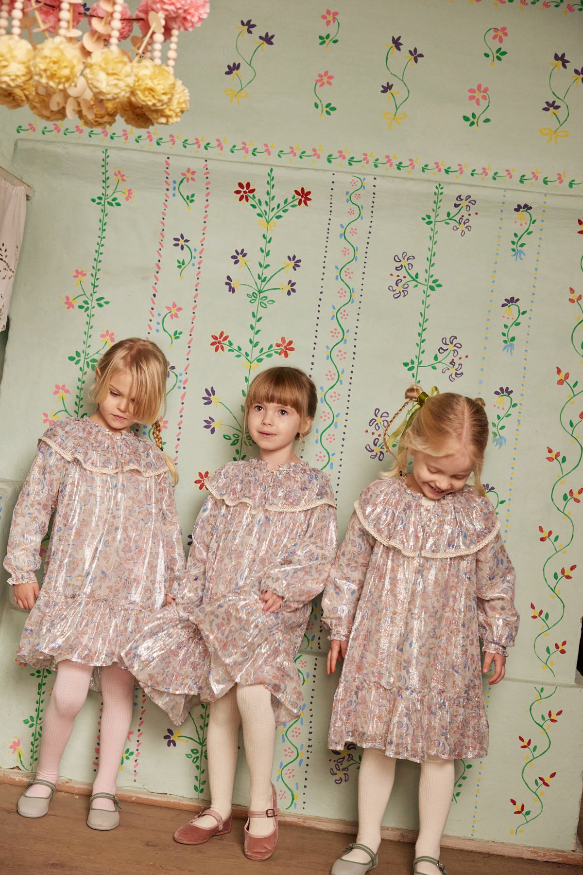 Izabena Dress in Cream Musk Mallow