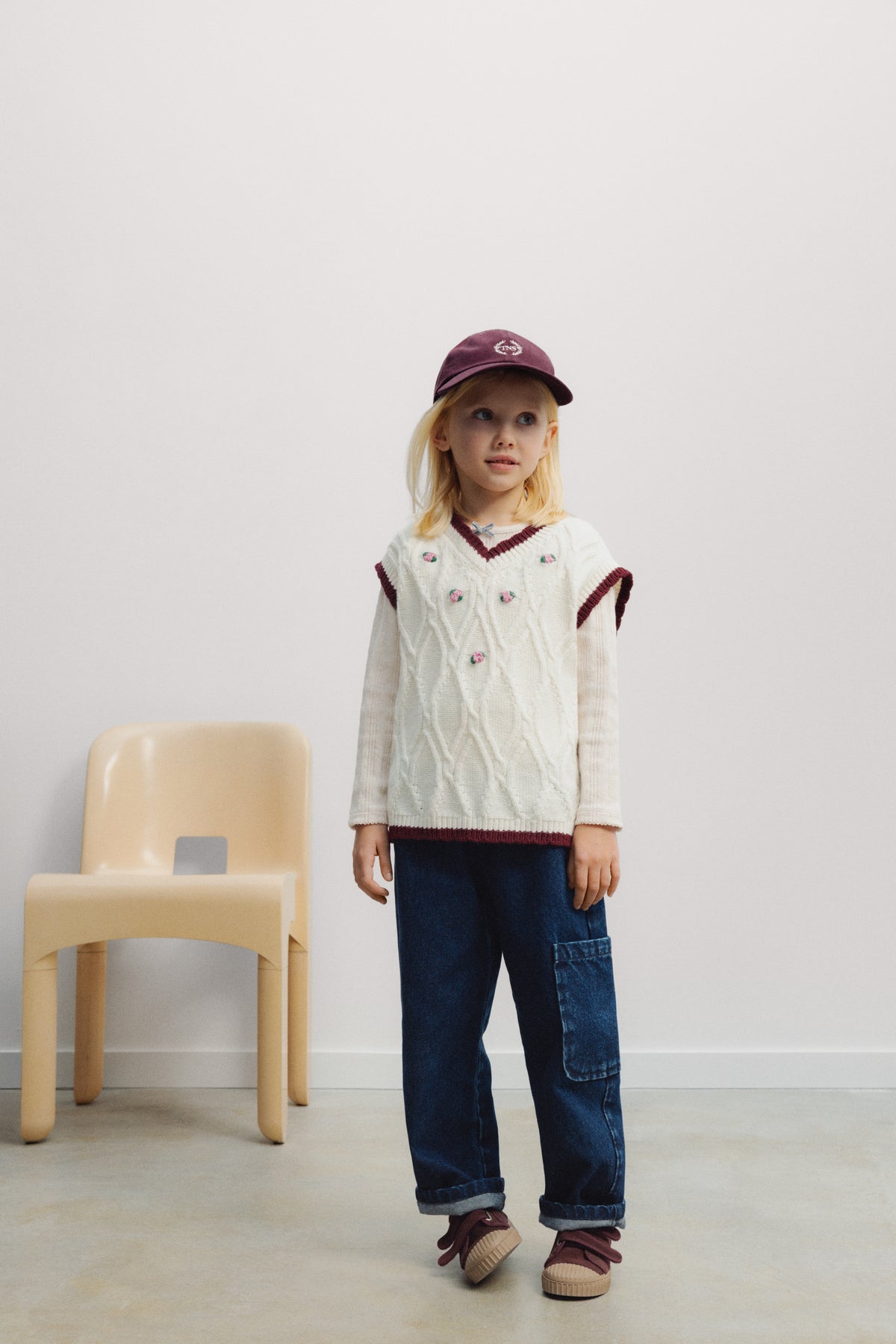 Orla Waistcoat in Whisper White