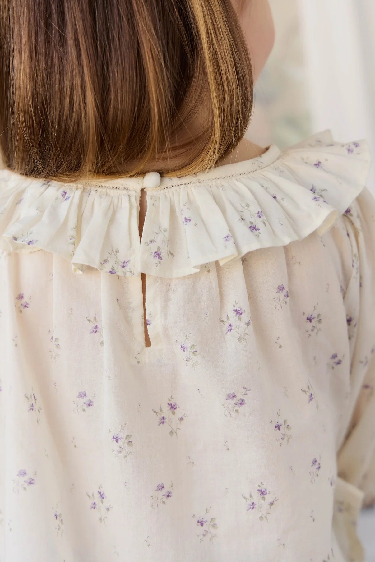 Leonie Top in Jade Floral
