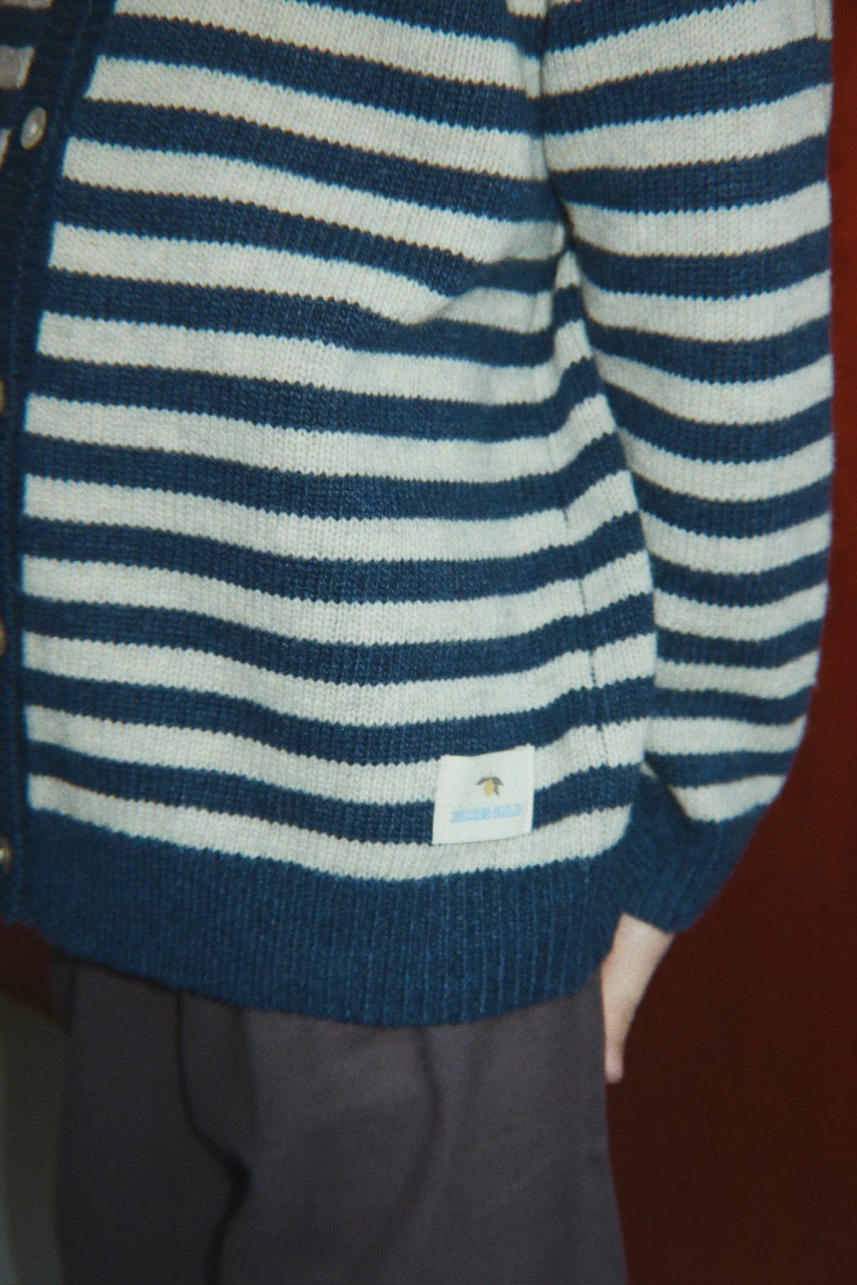 Konges Sløjd A/S KNITTED CARDIGANS blue stripe