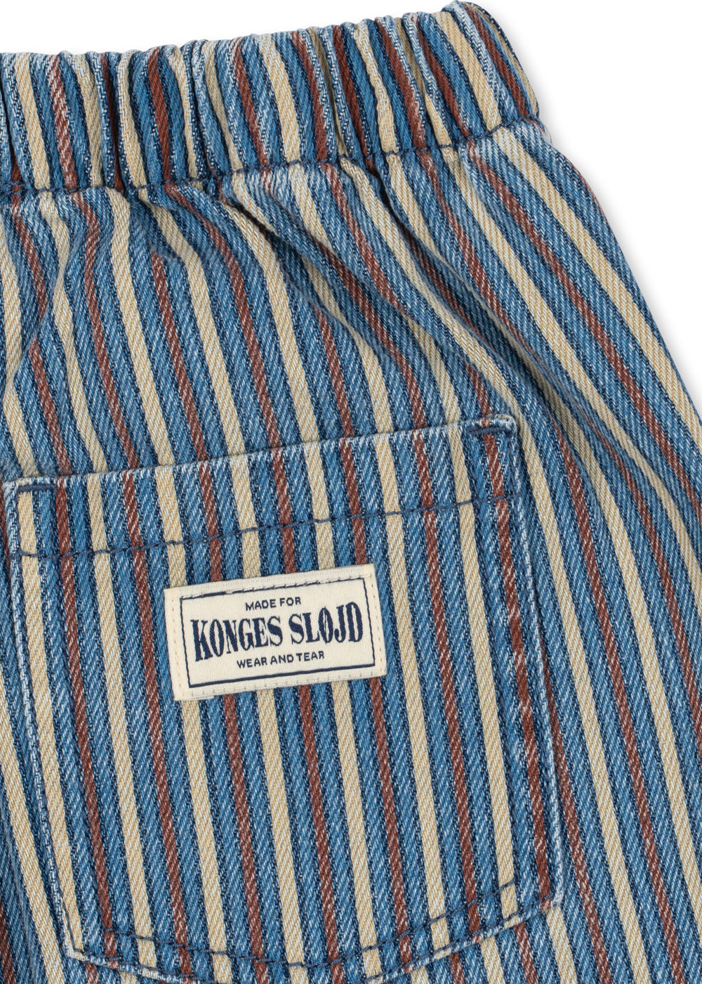 Magot Striped Pants in Tricolore Bleu