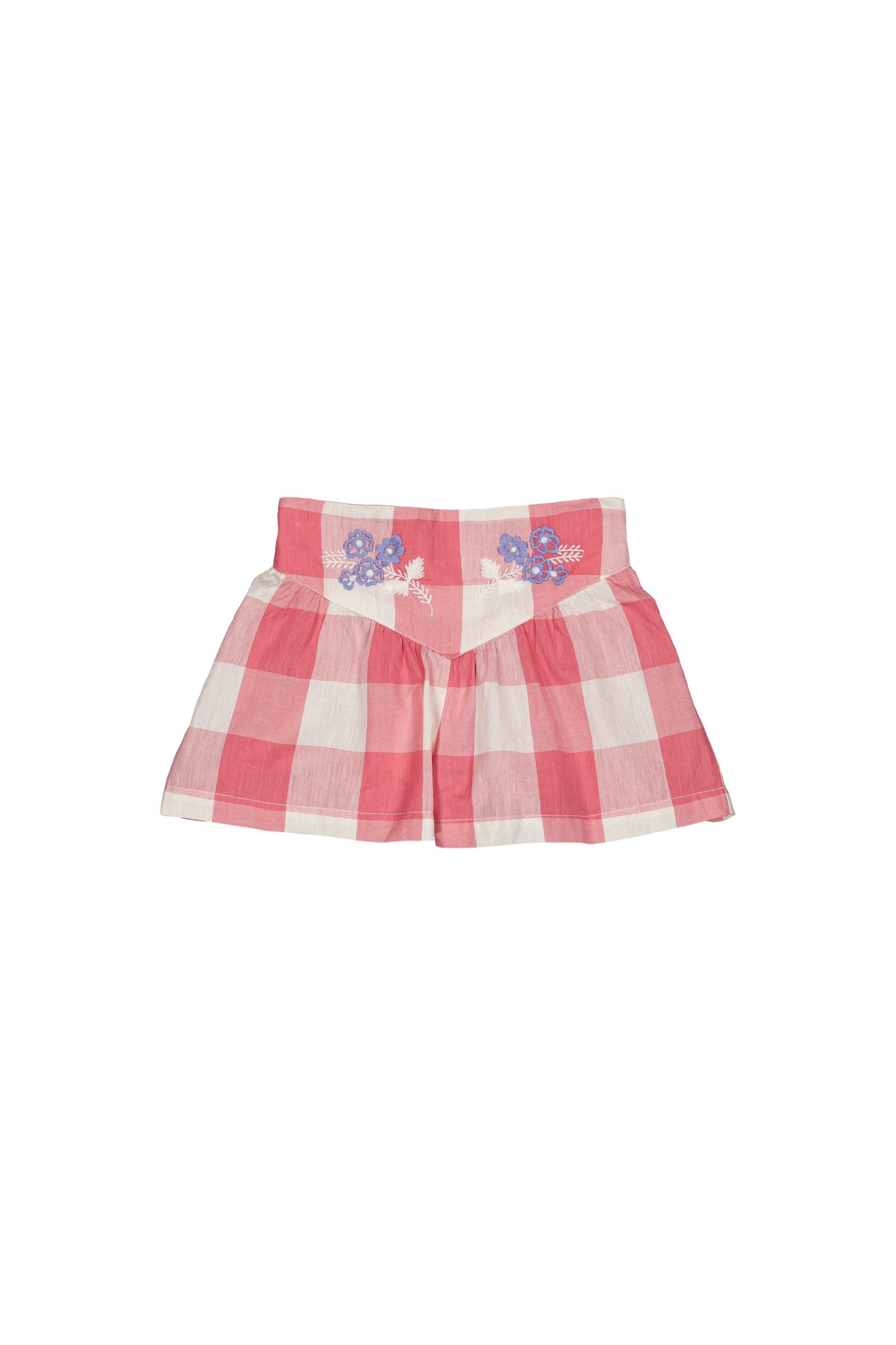 Marlow Short in Check Rose