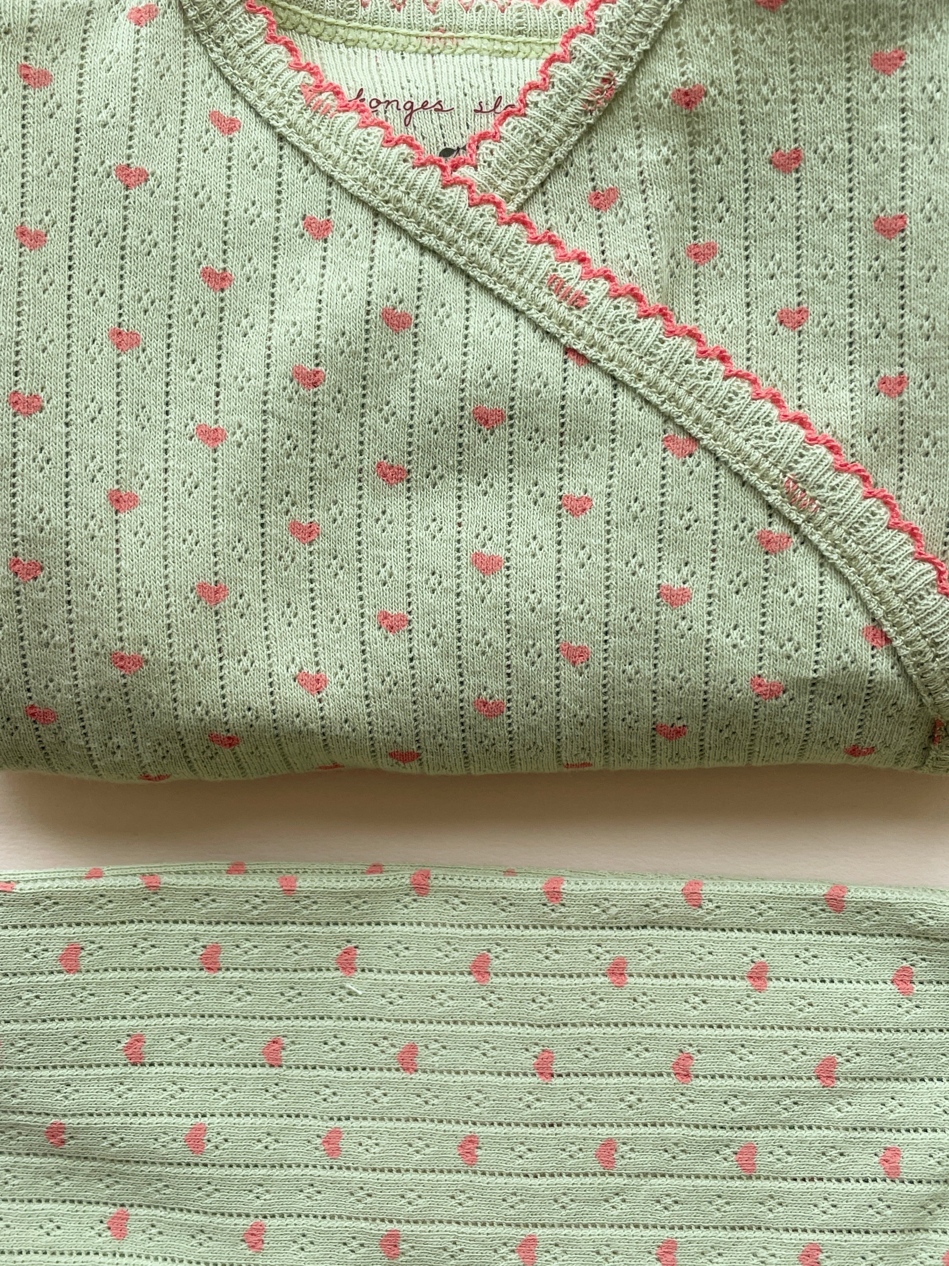 Minnie Newborn Onesie in Coeur Lint