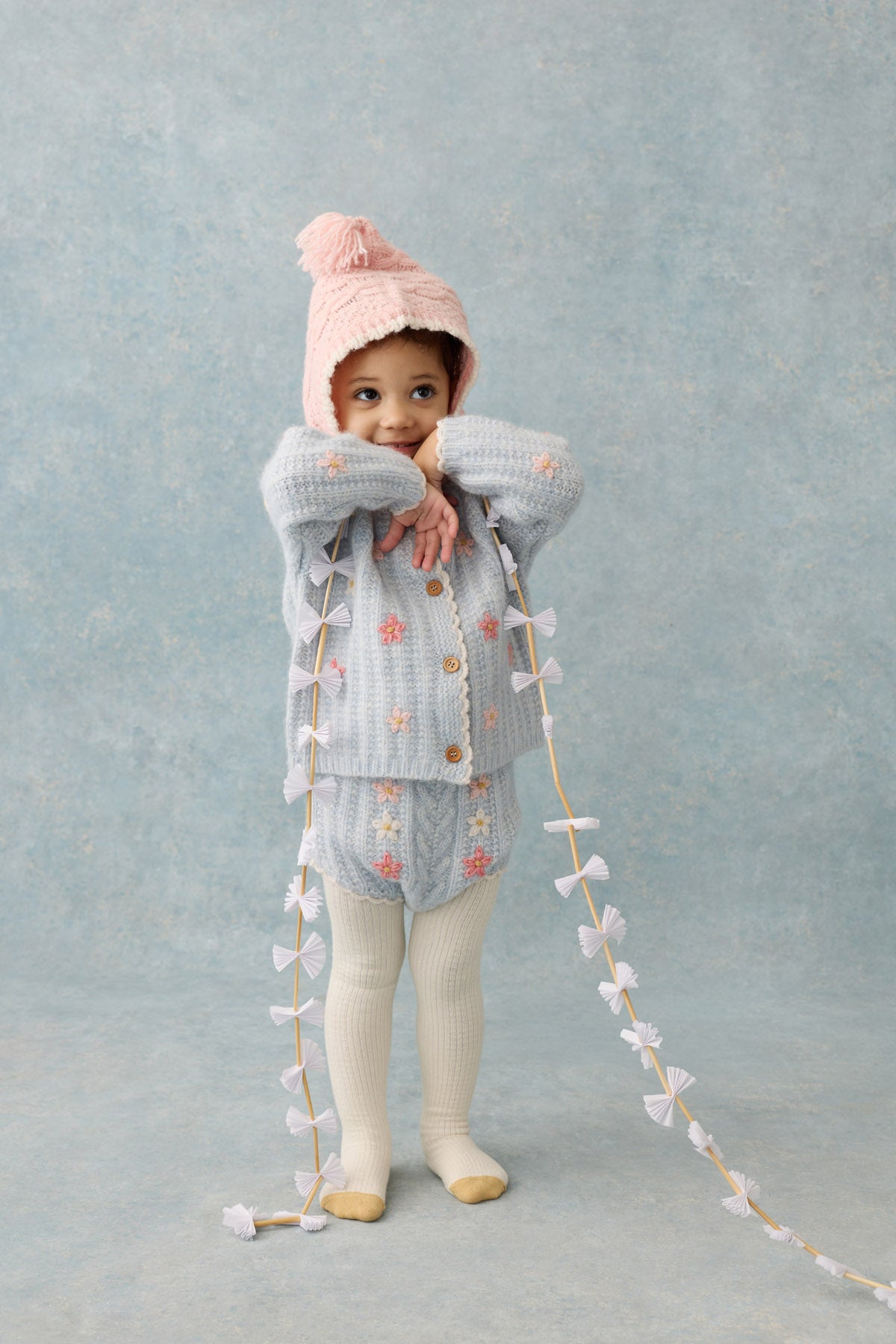 Mony Baby Top and Bottom Set in Cloud