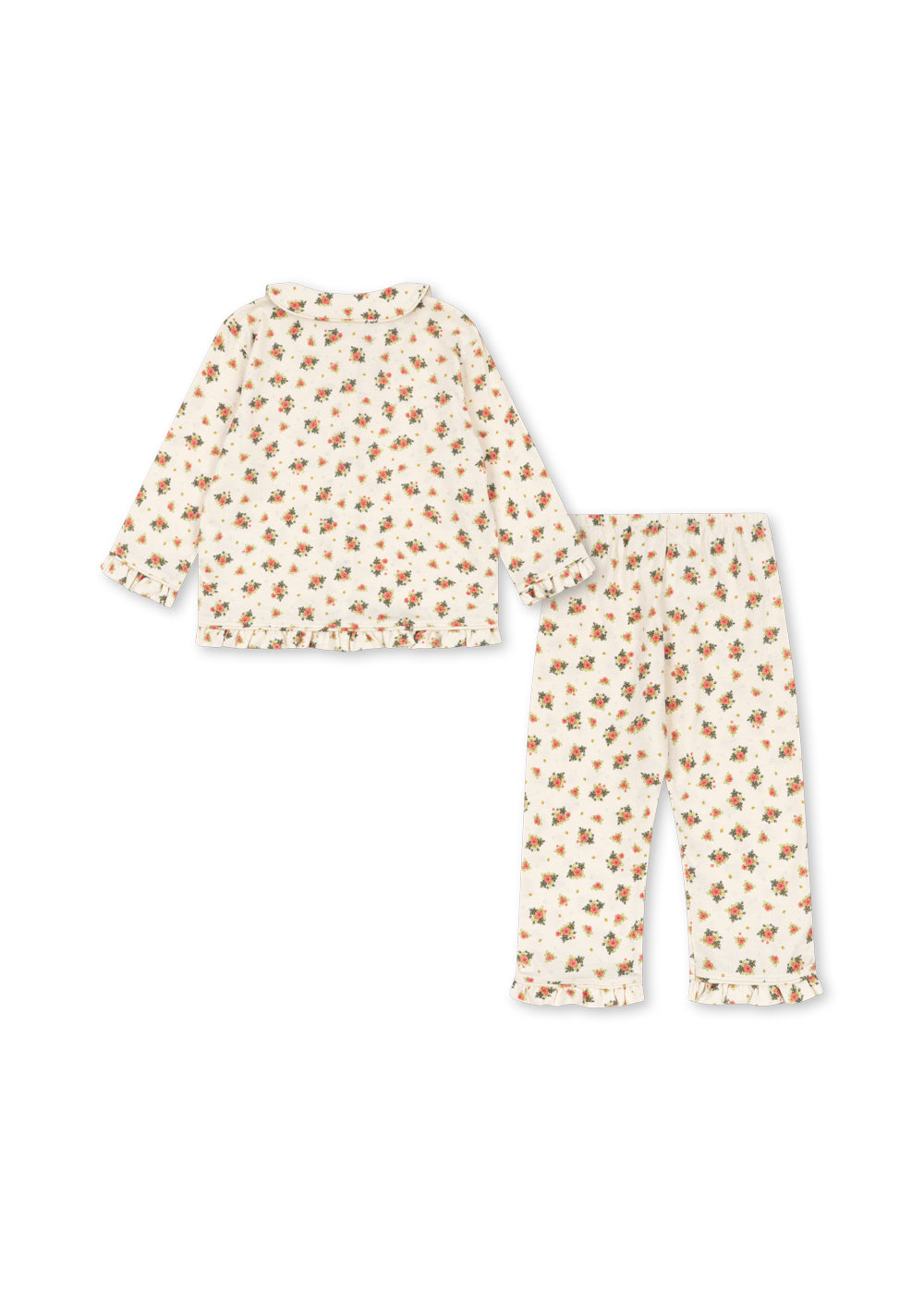 Pio Frill Pajamas Set in Rosetto