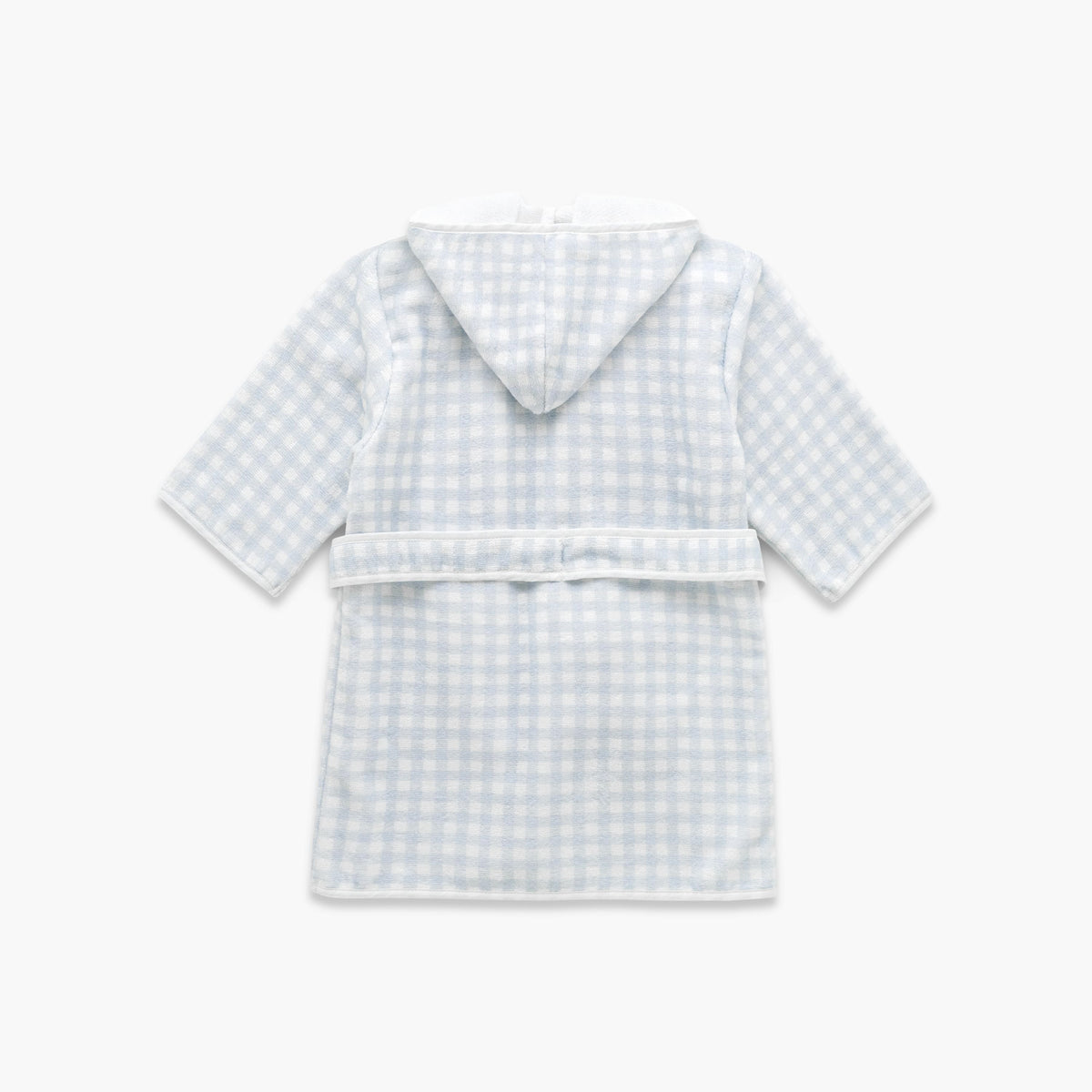 Picnic Gingham Bathrobe - Blue
