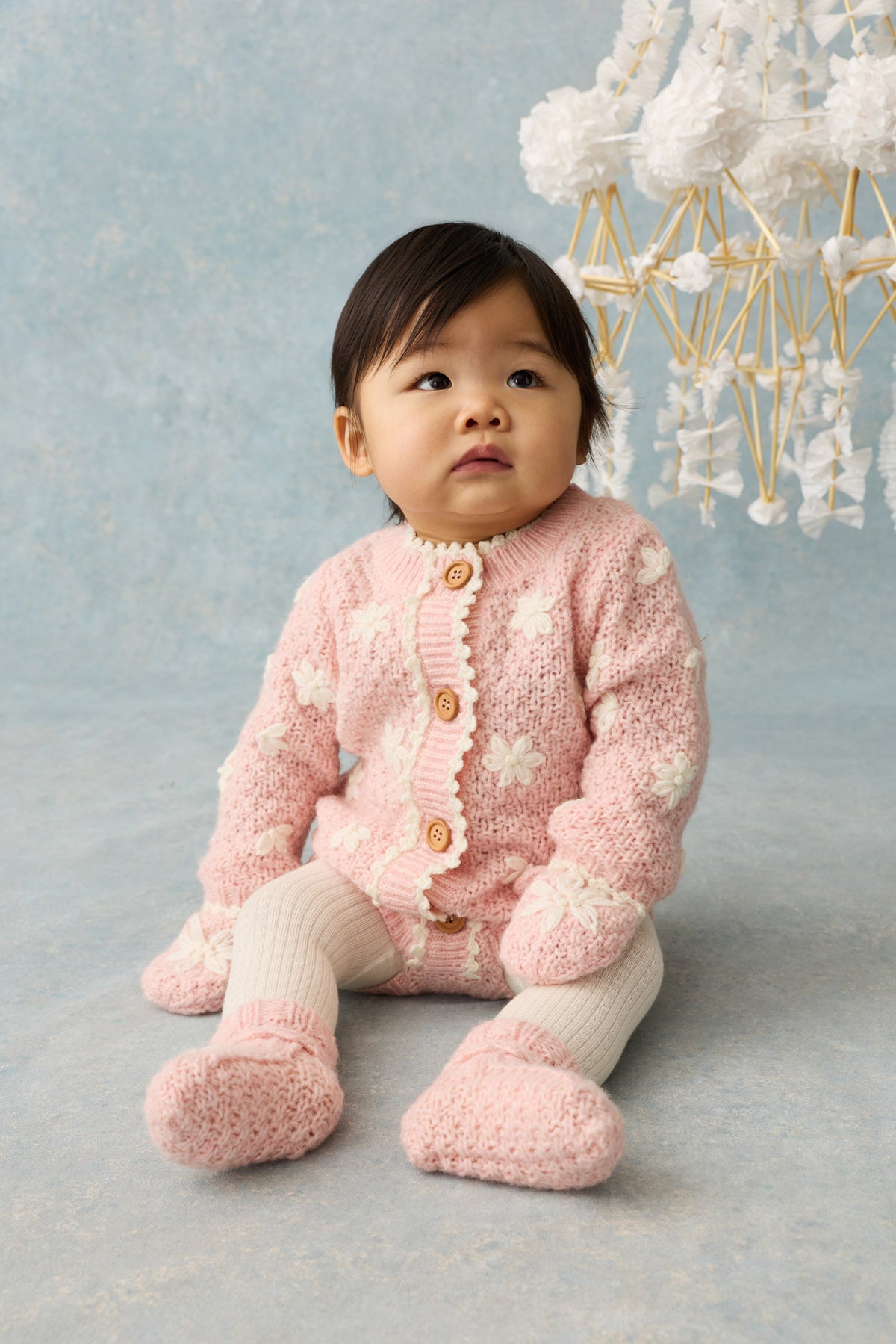 Lilia Baby Romper in Blush