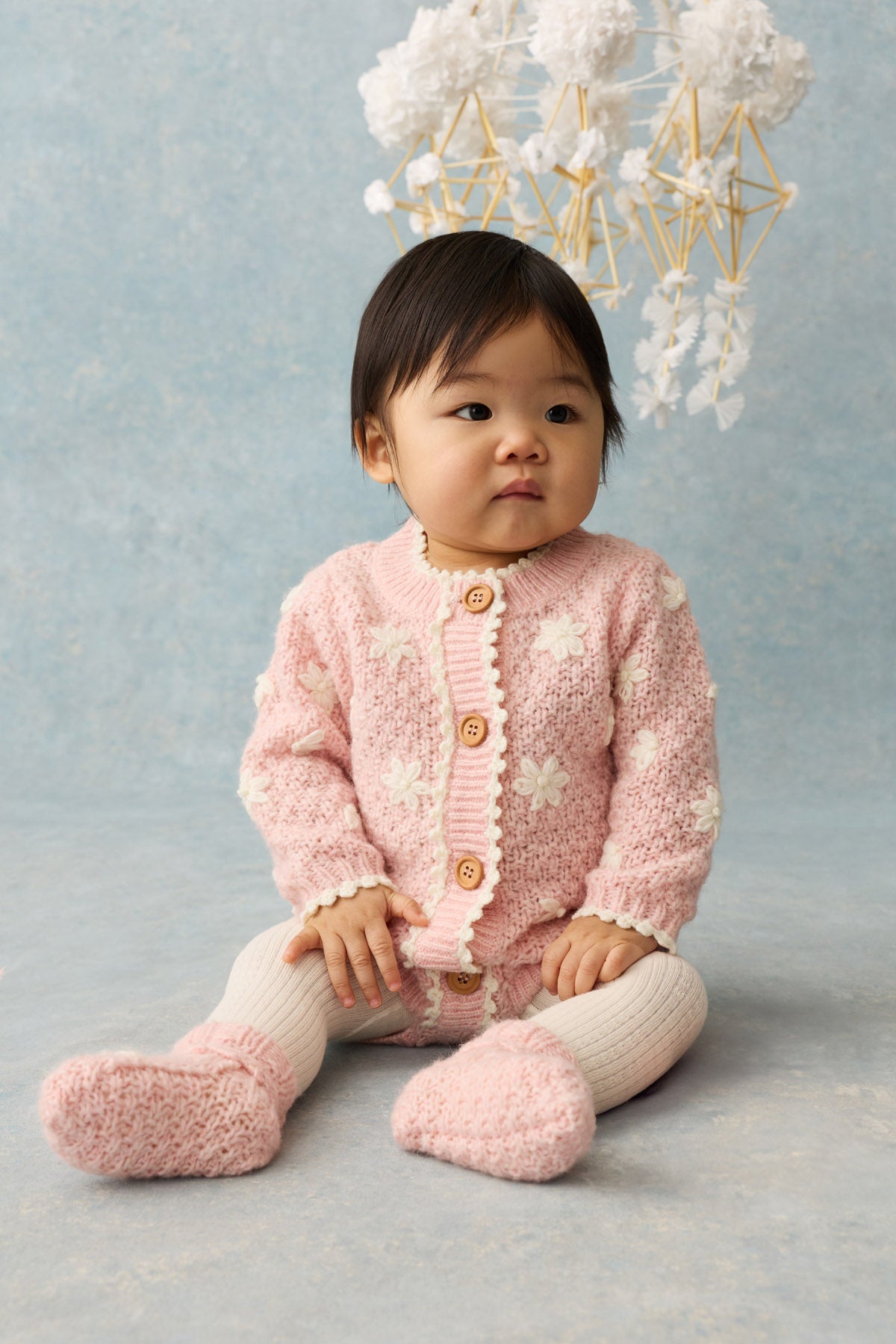 Lilia Baby Romper in Blush