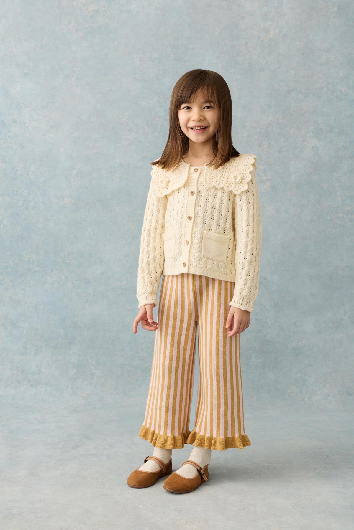 Salia Pants in Honey Blush Stripes