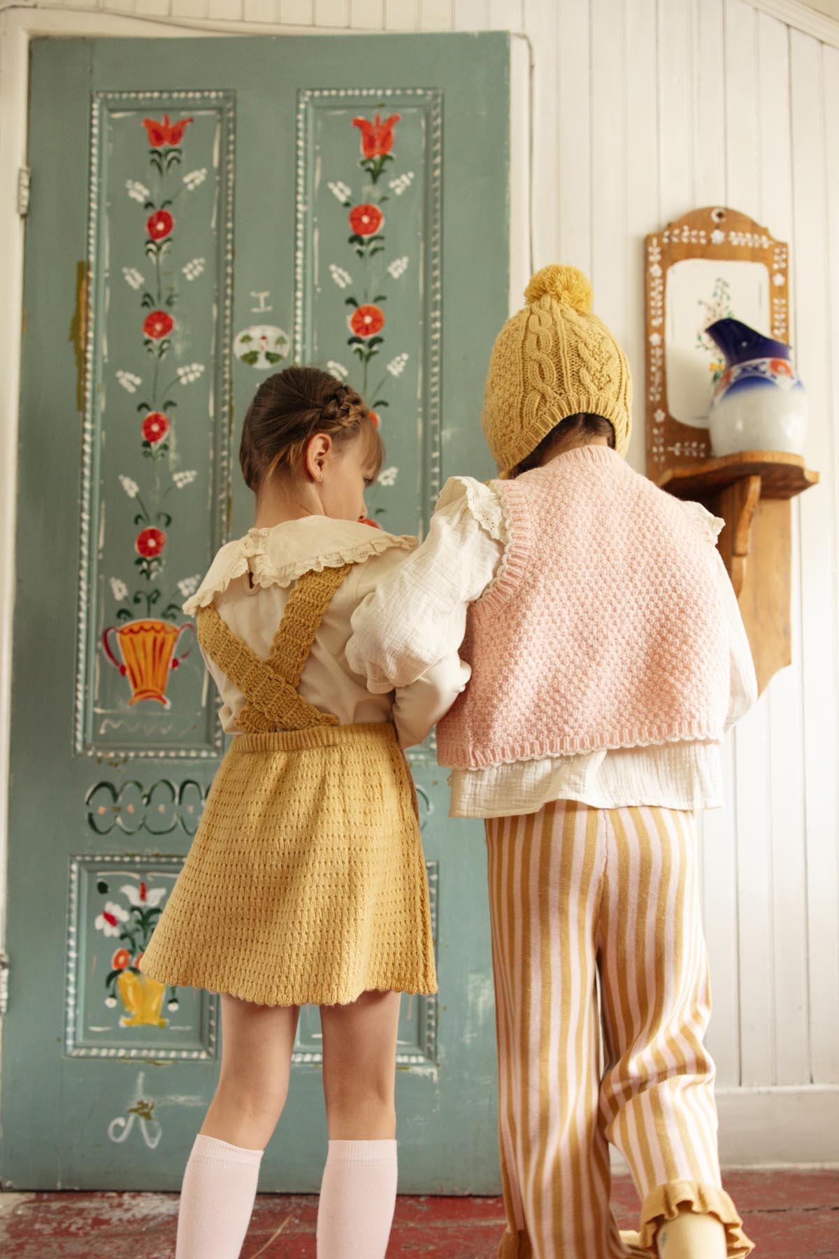 Salia Pants in Honey Blush Stripes