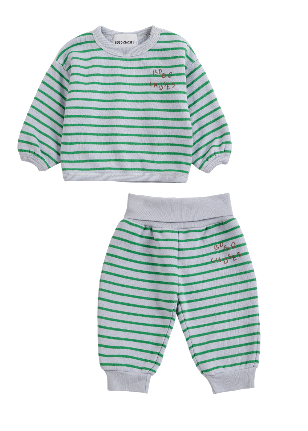 Stripes Sweatshirt and Jogging Pants