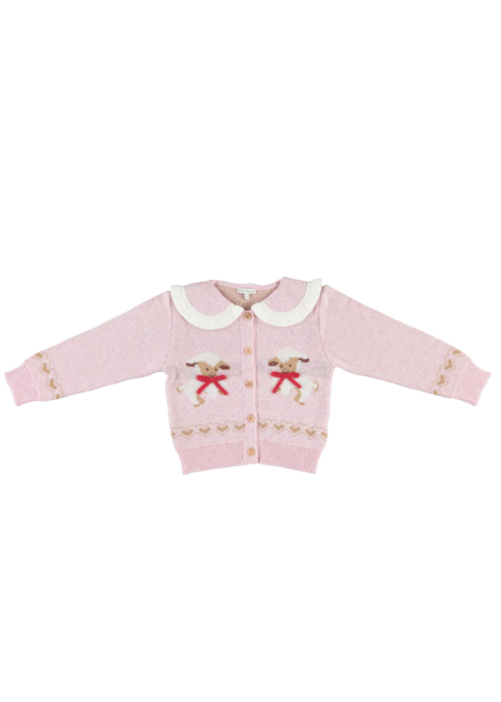 Laurel Cardigan in Lambs Jacquard Knit