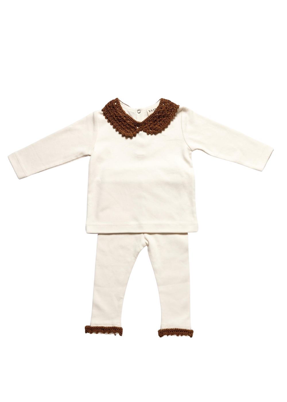 YAARN Nola Crochet-Collar Top & Billy Leggings Set
