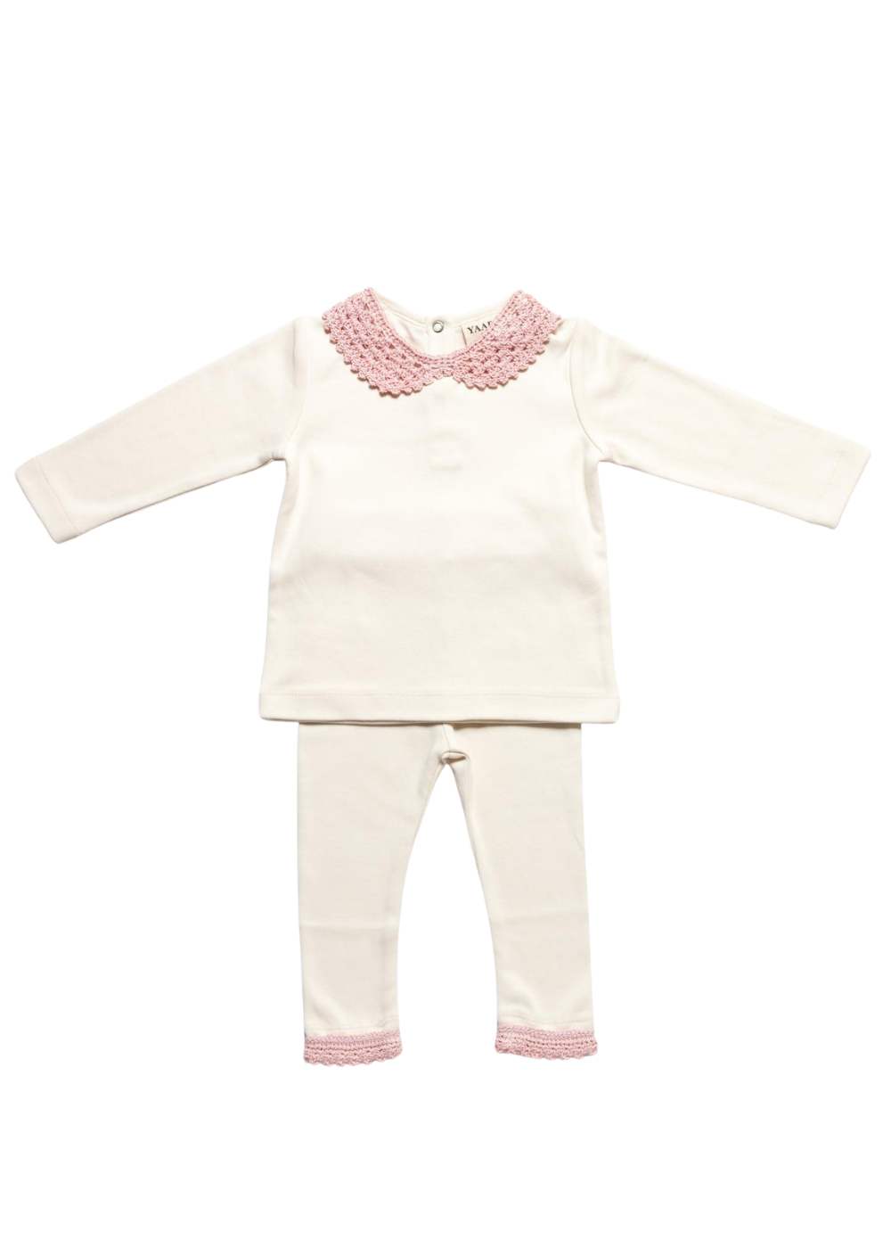 YAARN Nola Crochet-Collar Top & Billy Leggings Set