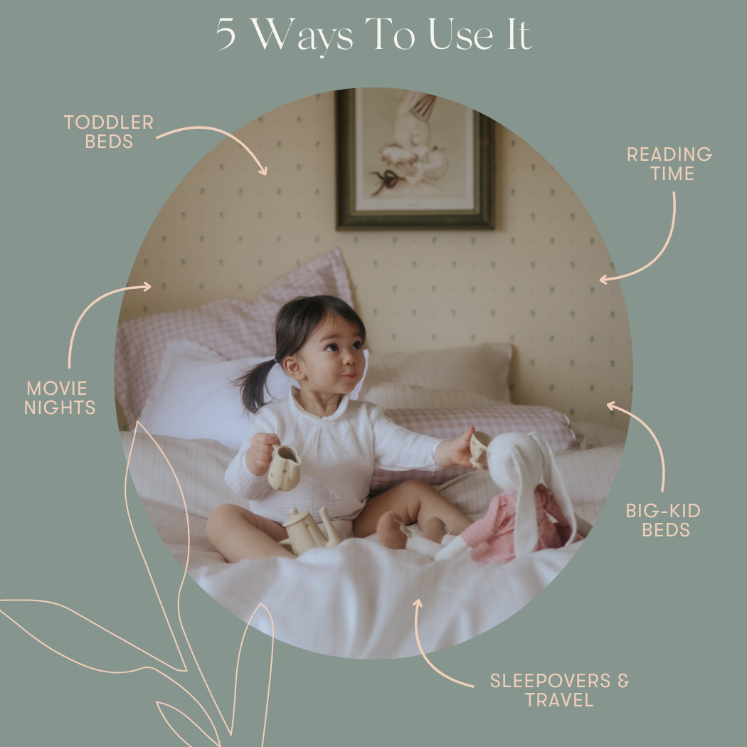Petal Scallops Toddler Duvet - Pink