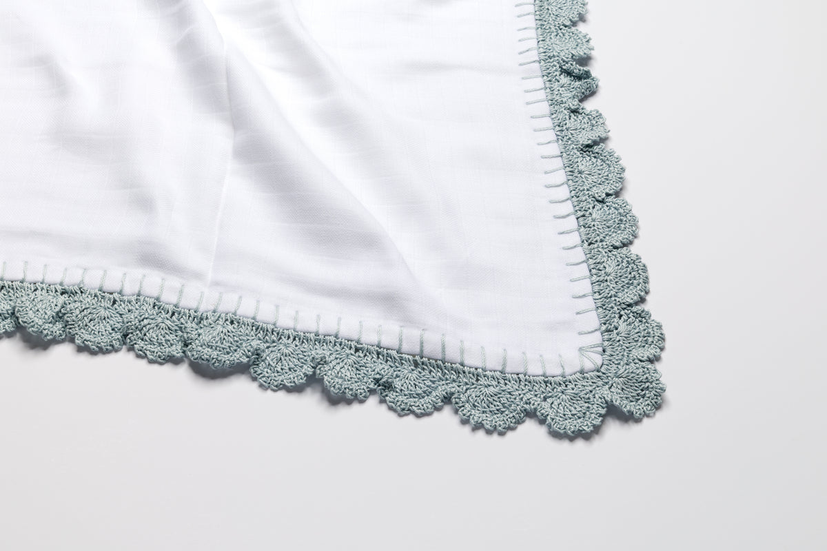 Triple Swaddle Blanket in Light Moon