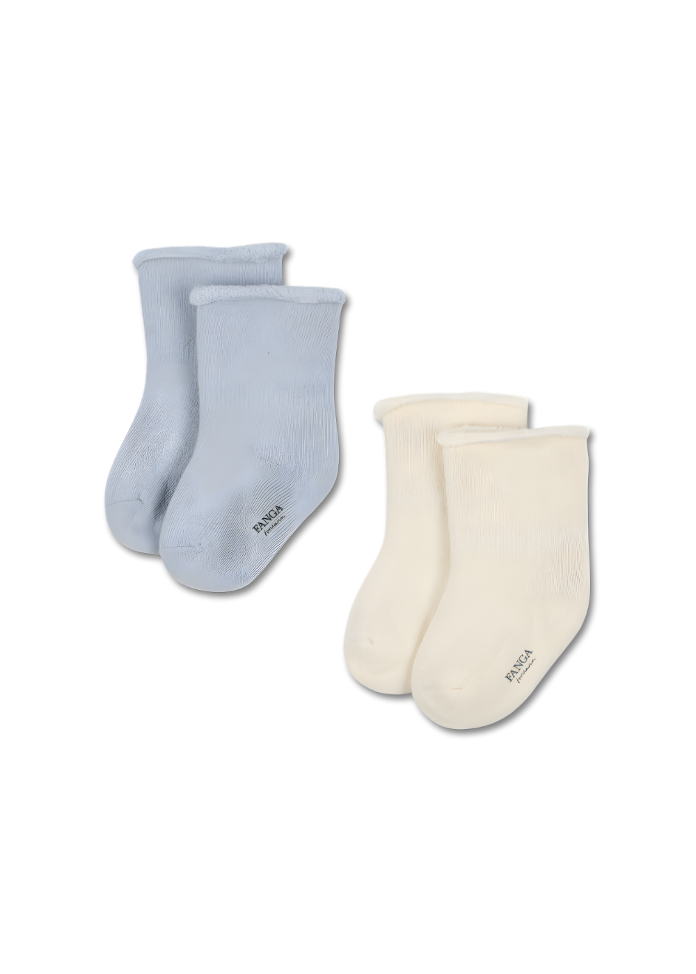 Vicino Terry Socks in Gray Dawn - 2 Pack