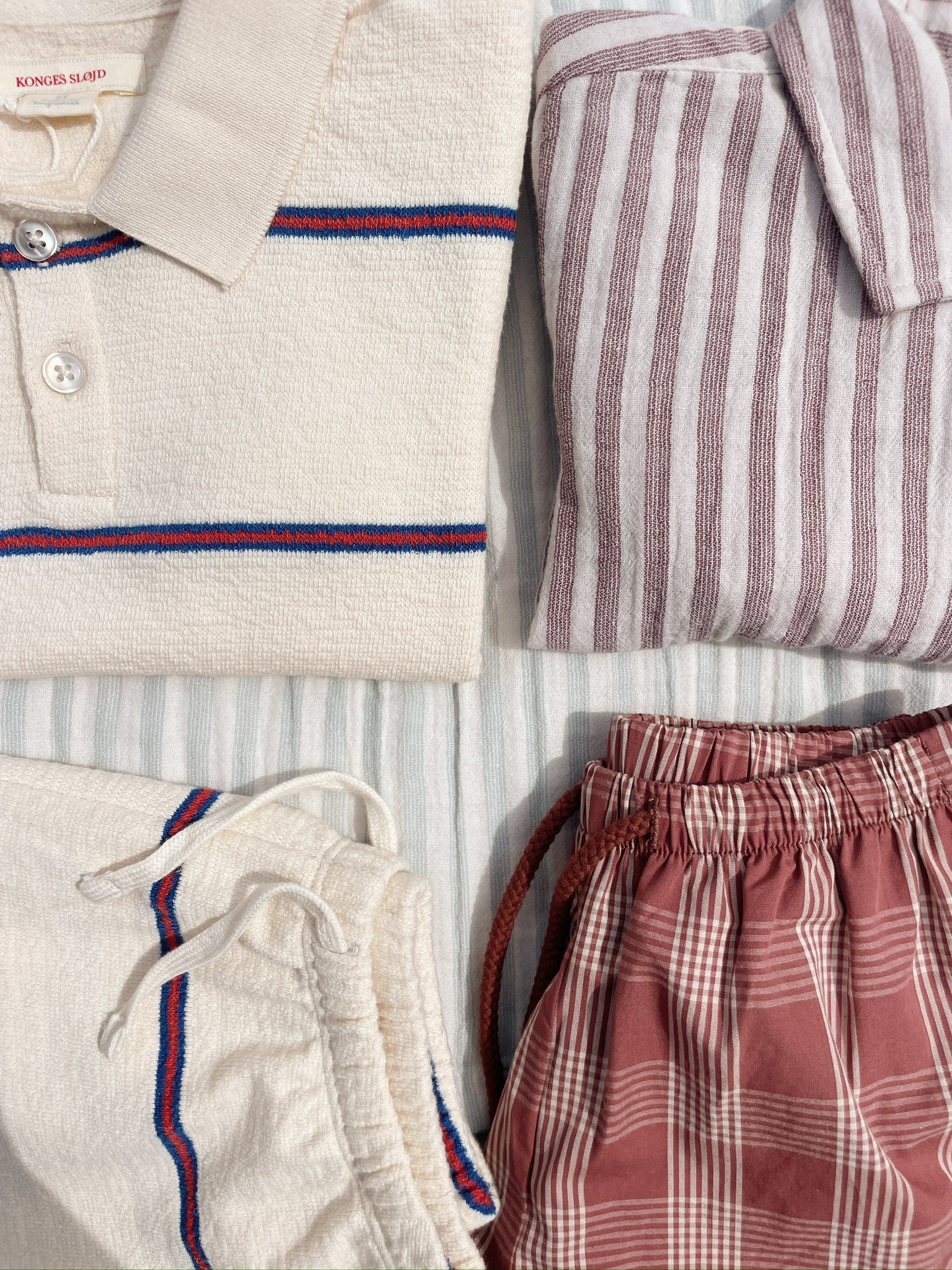 Trio Polo in Trio Stripe
