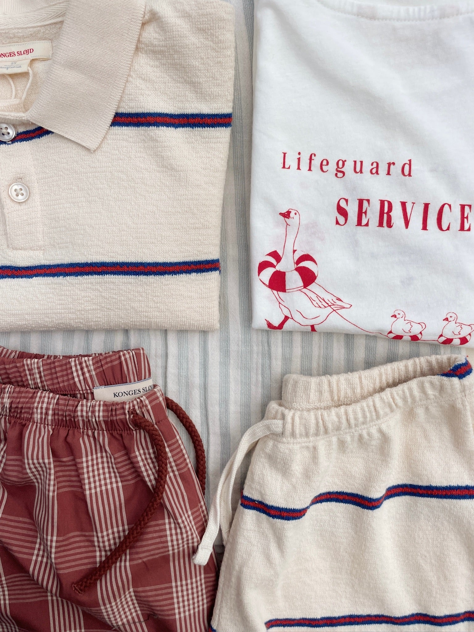 Trio Polo in Trio Stripe