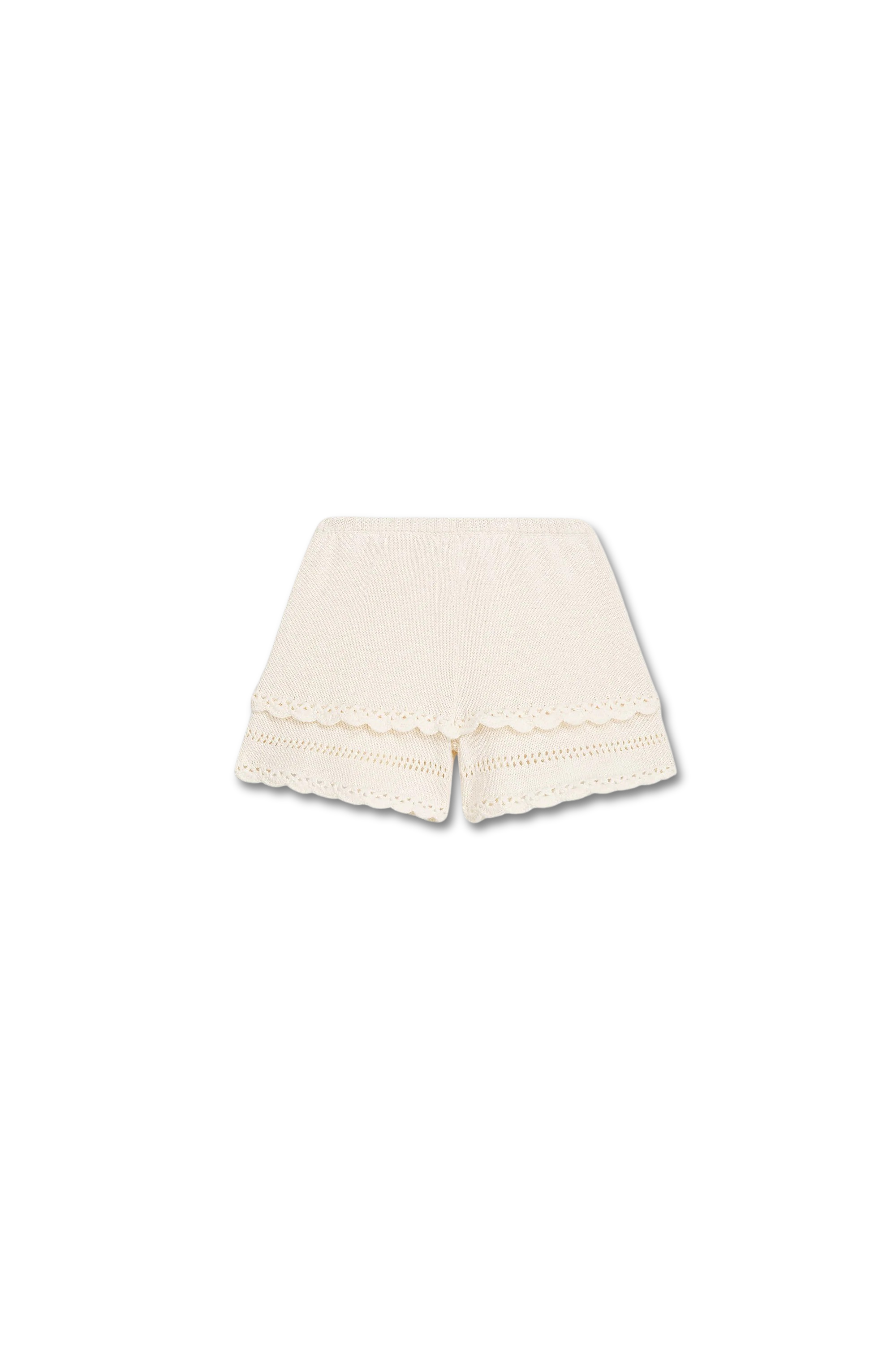 Mekylana Crochet-Trim Knit Shorts