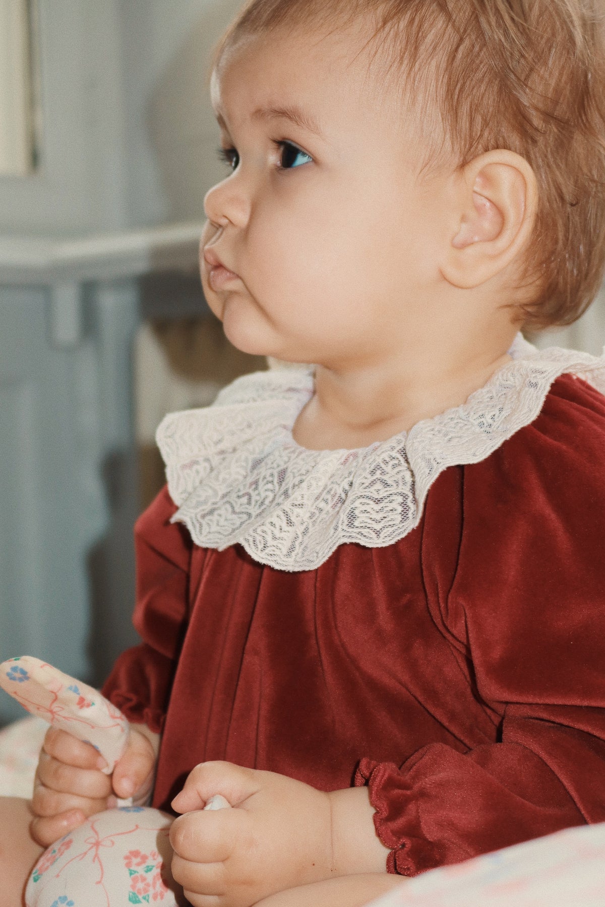 Venola Romper in Red Dahlia