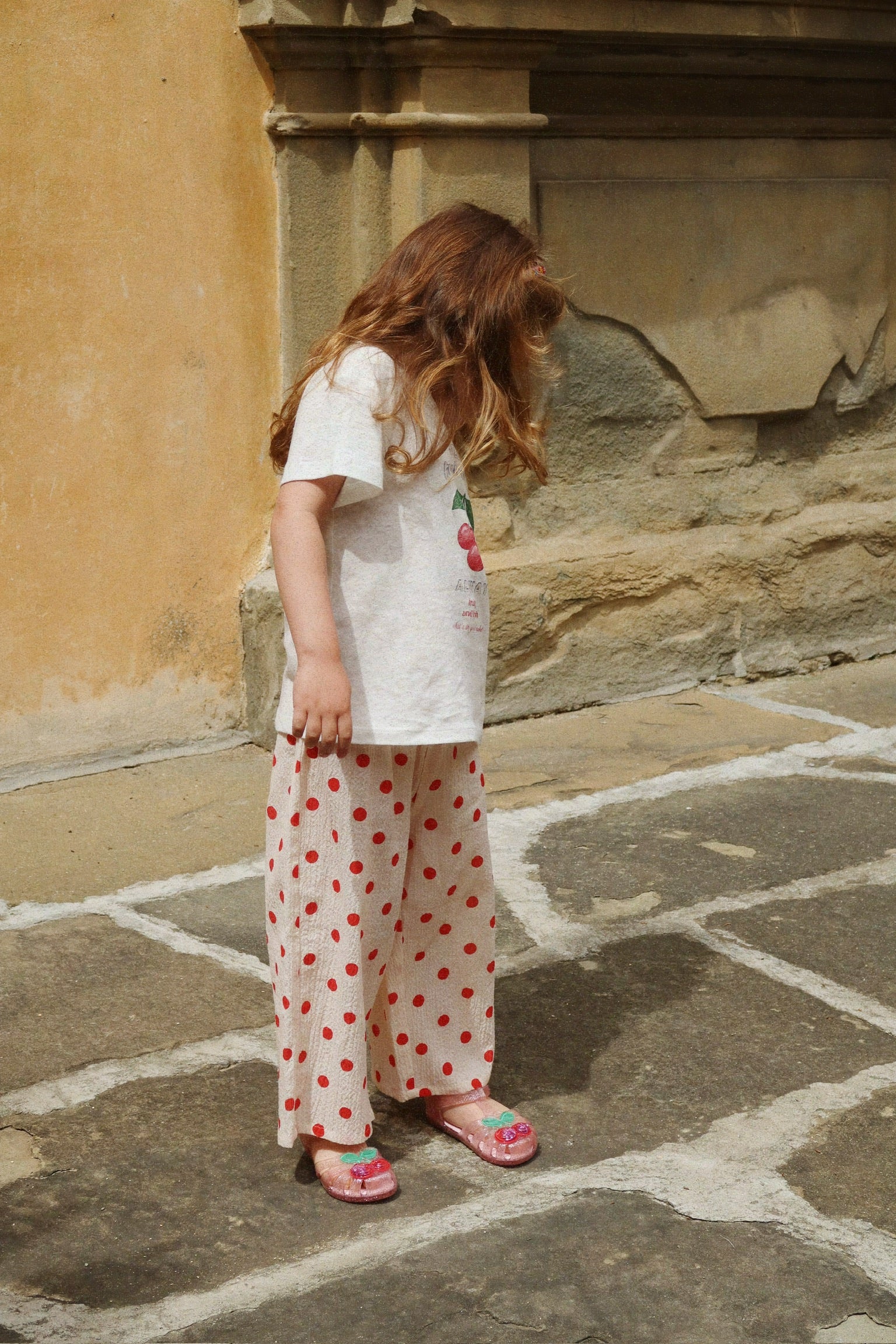 Lilo Sandal in Cherry