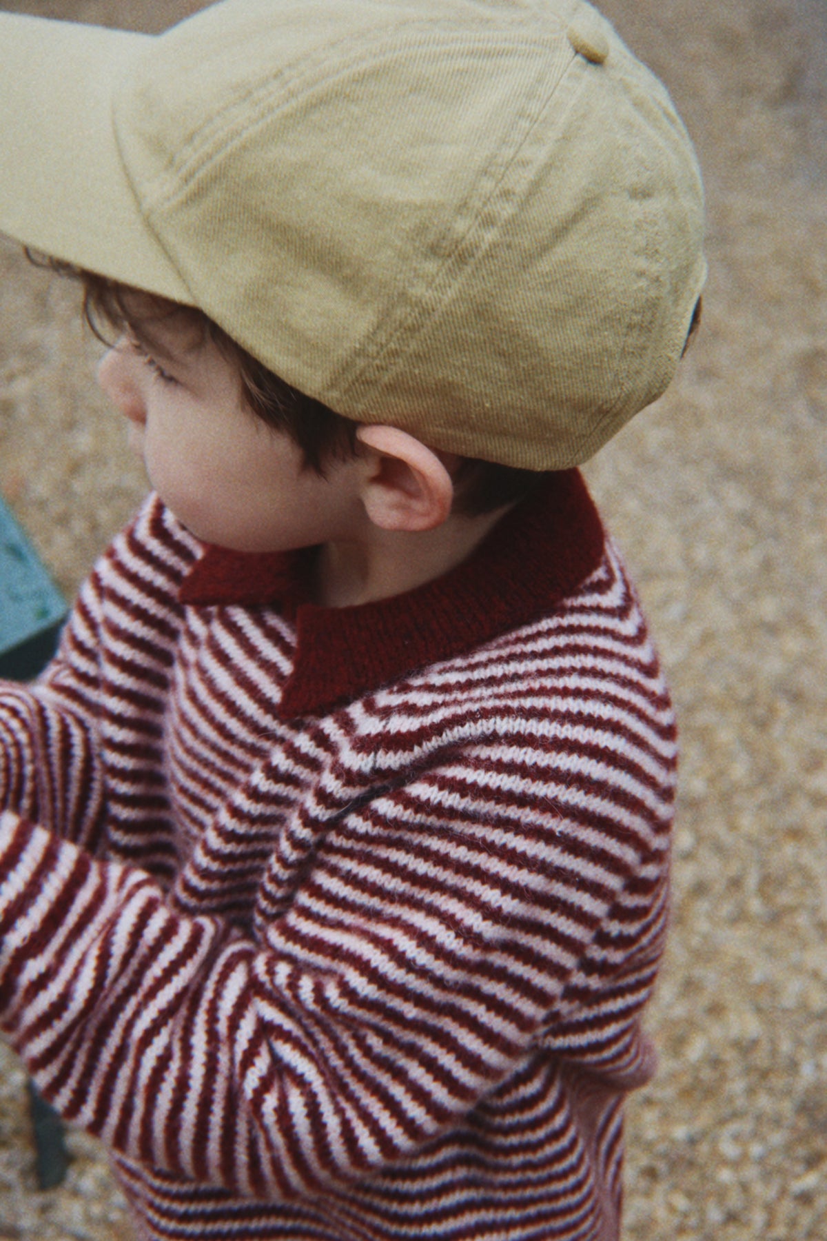 Pipo Polo in Mahogany Stripe