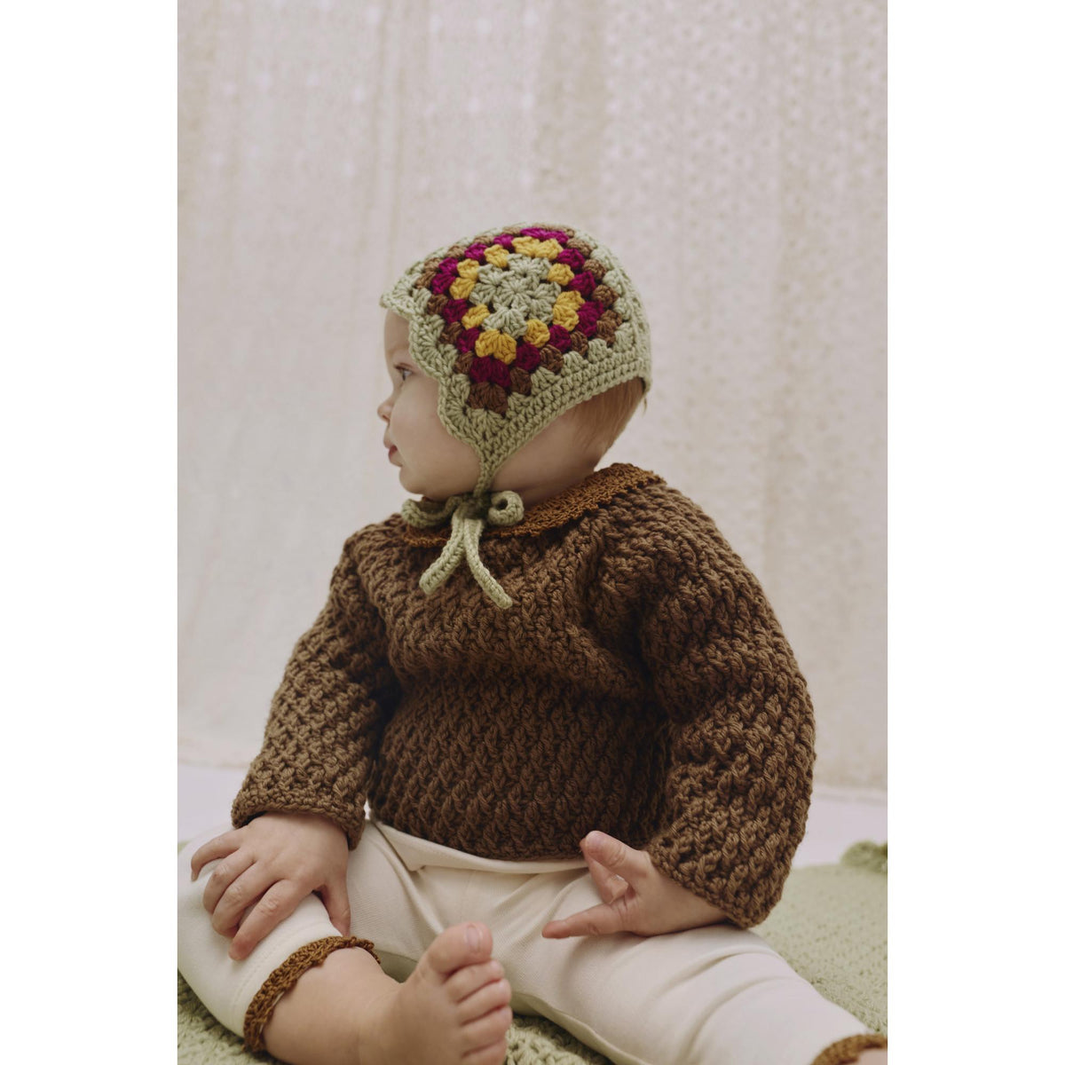 YAARN Nola Crochet-Collar Top & Billy Leggings Set