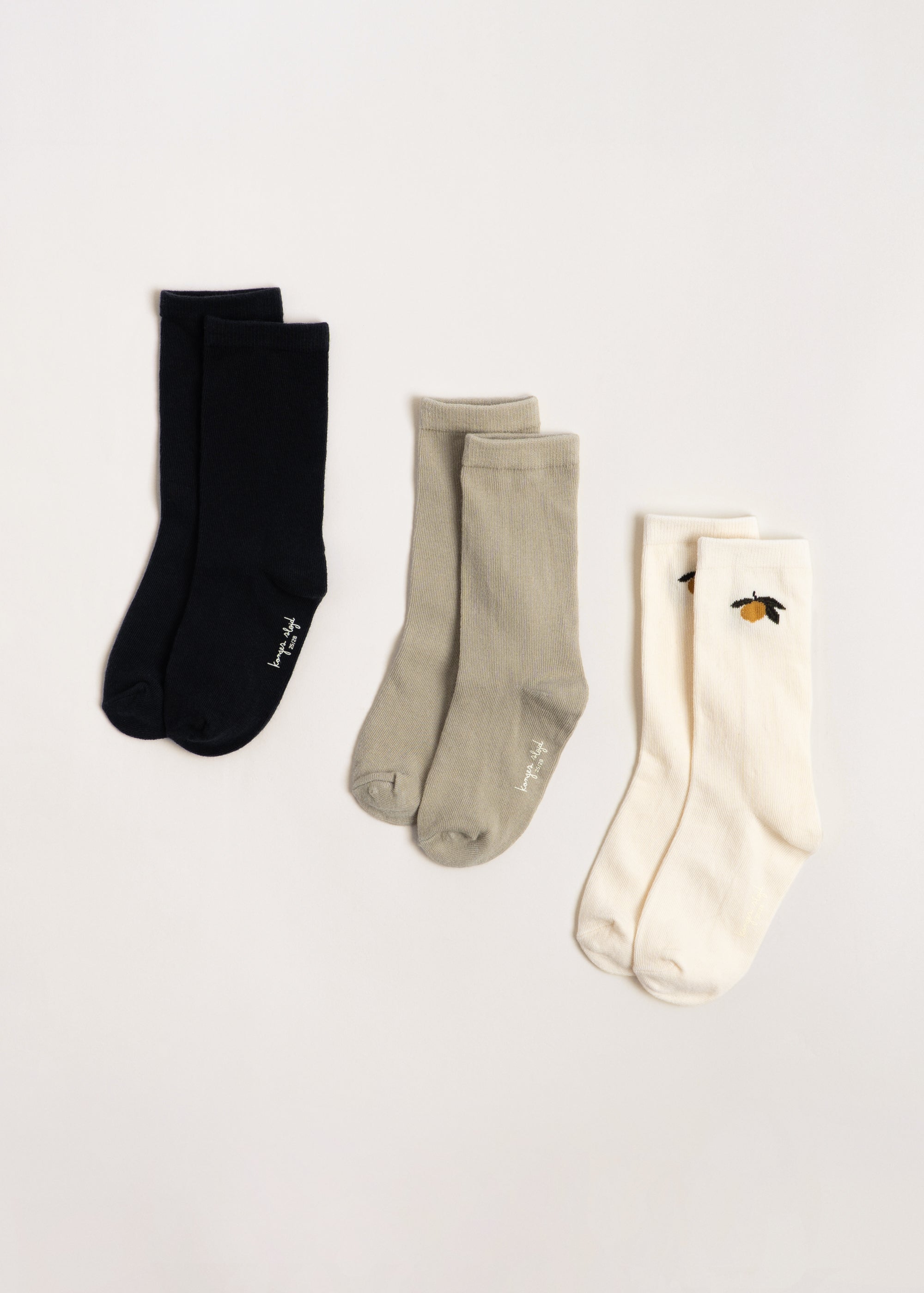 3 Pack Jacquard Socks