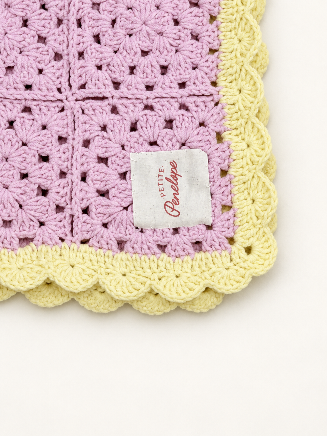 Rosie Posie – Pink Crochet Baby Blanket