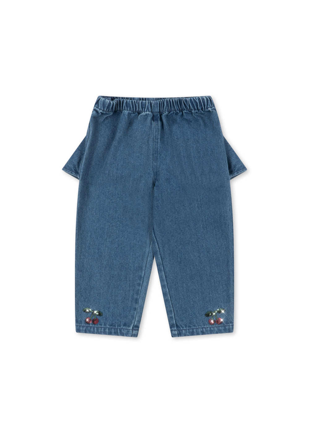 Konges Sløjd Magot Flounce Pants in Denim Blue