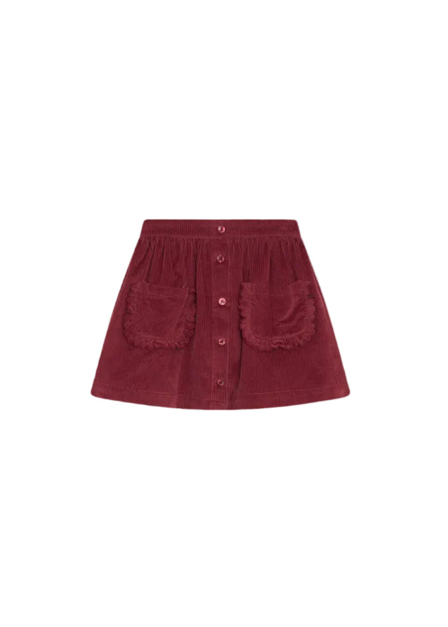 Dree Skirt in Rumba Red