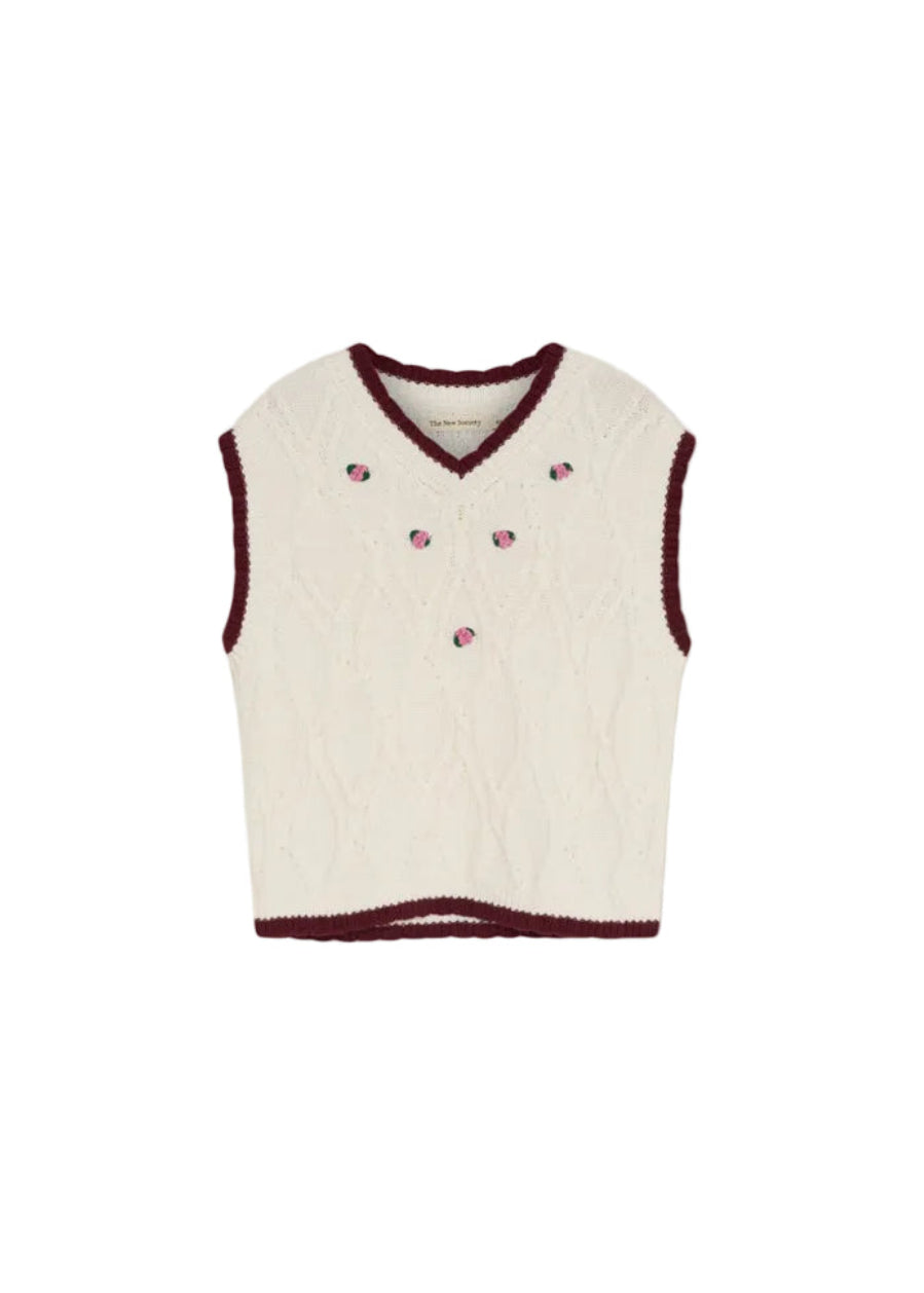 Orla Waistcoat in Whisper White